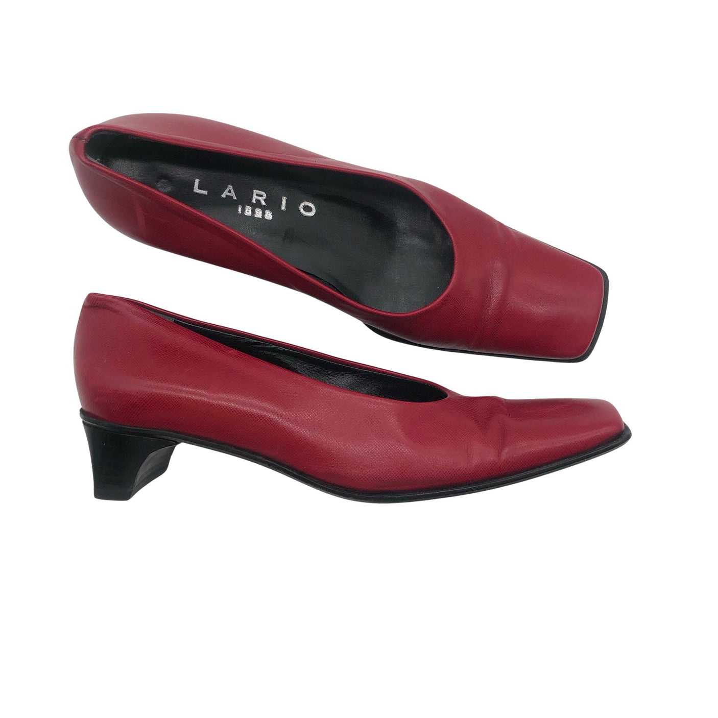 Unisex Lario 1898 - High heels, size 37 - Wine red (1)