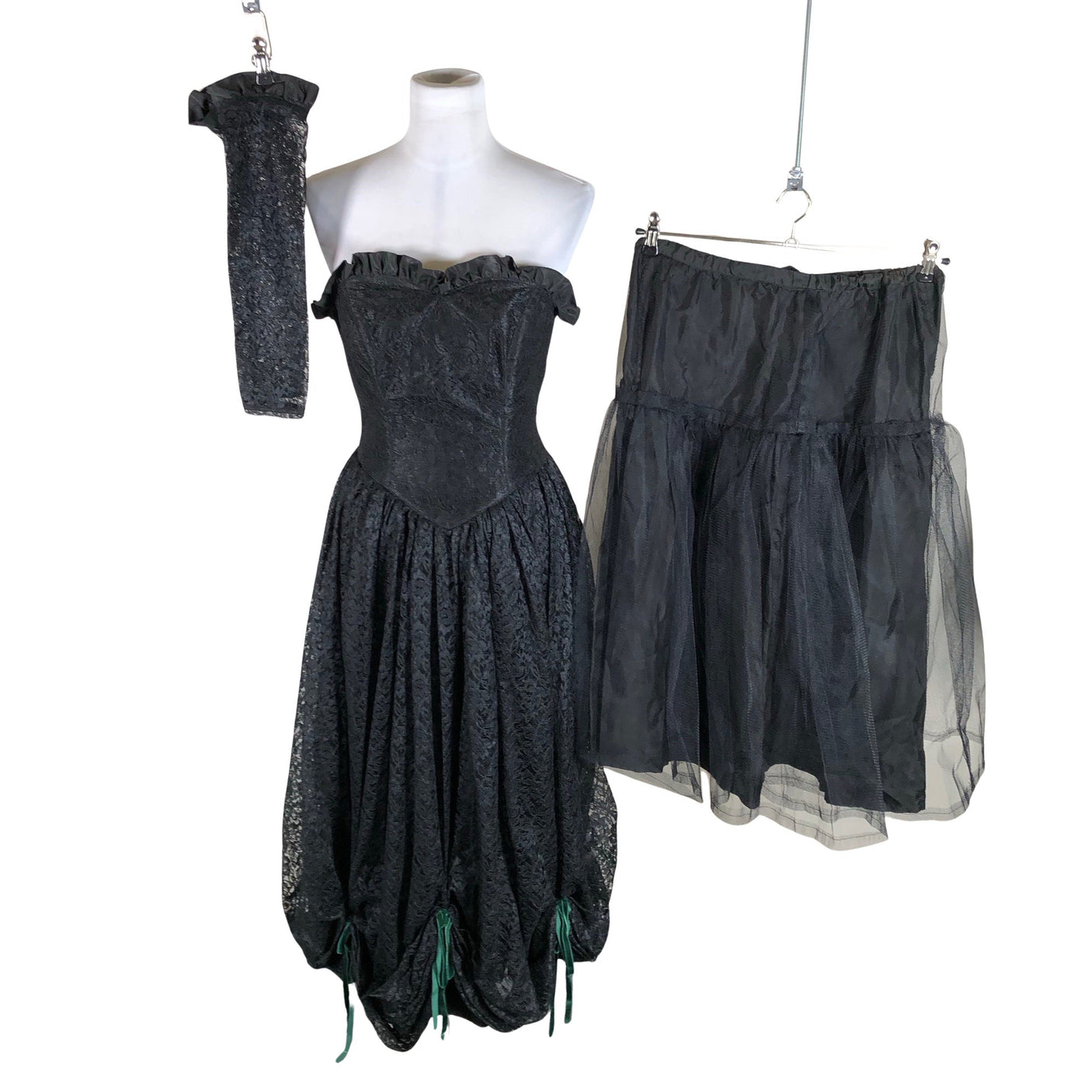 Unisex Handmade - Party dress, size 36 - Black (1)