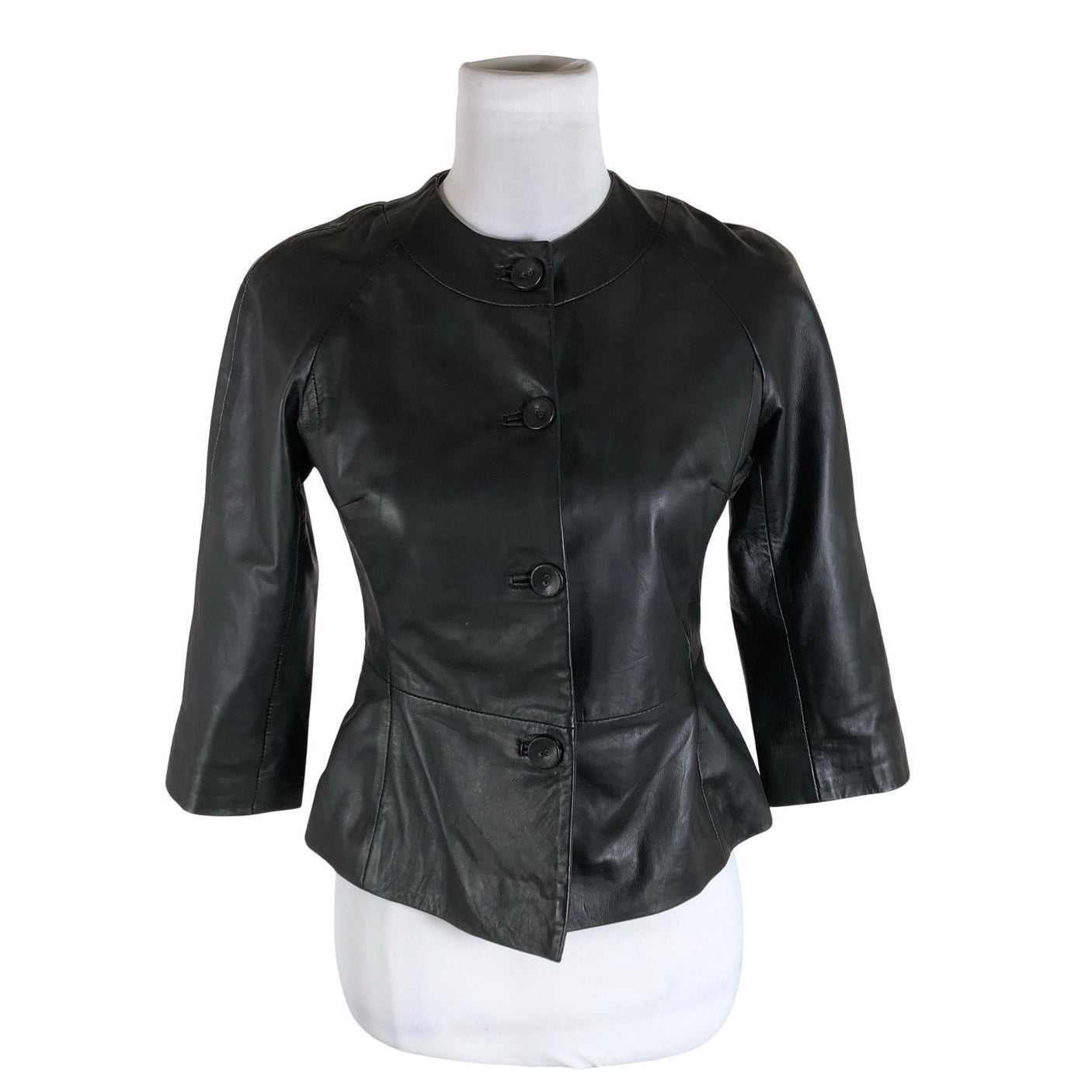 Unisex Andiata - Leather jacket, size 34 - Black (1)