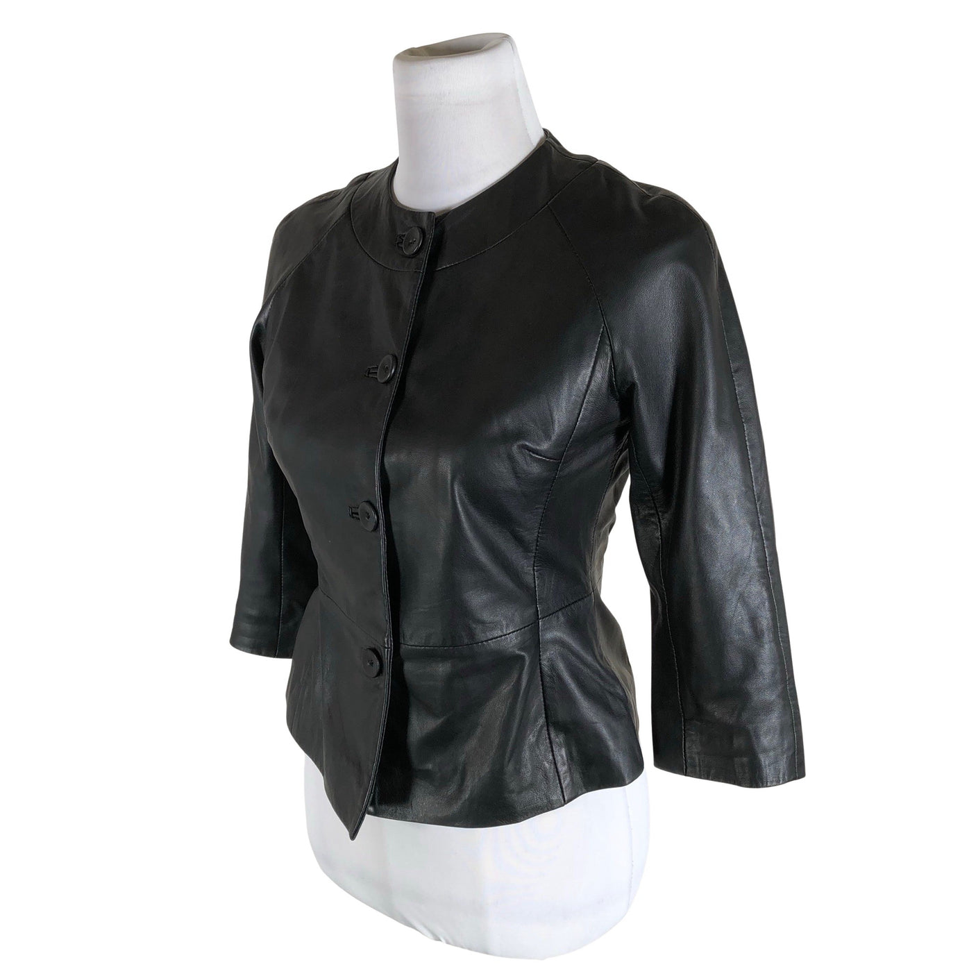 Unisex Andiata - Leather jacket, size 34 - Black (3)