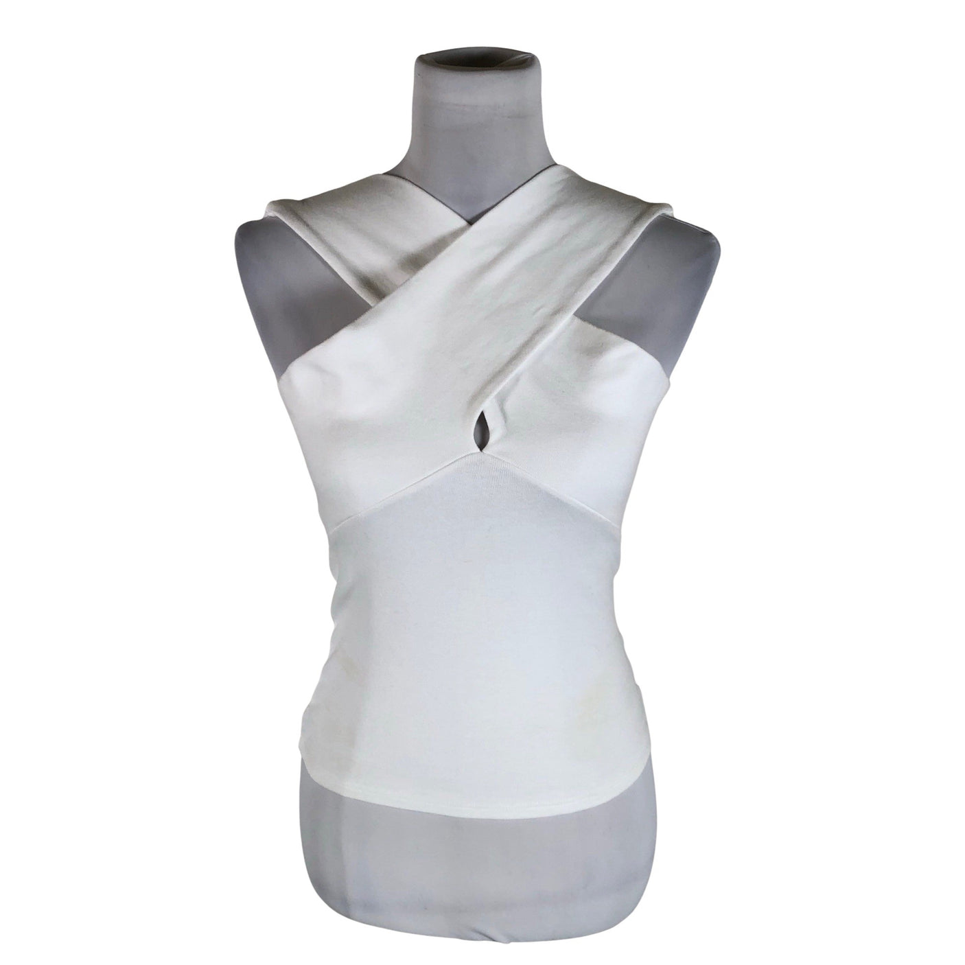 Unisex Andiata - Tricot tank top, size 36 - White (1)
