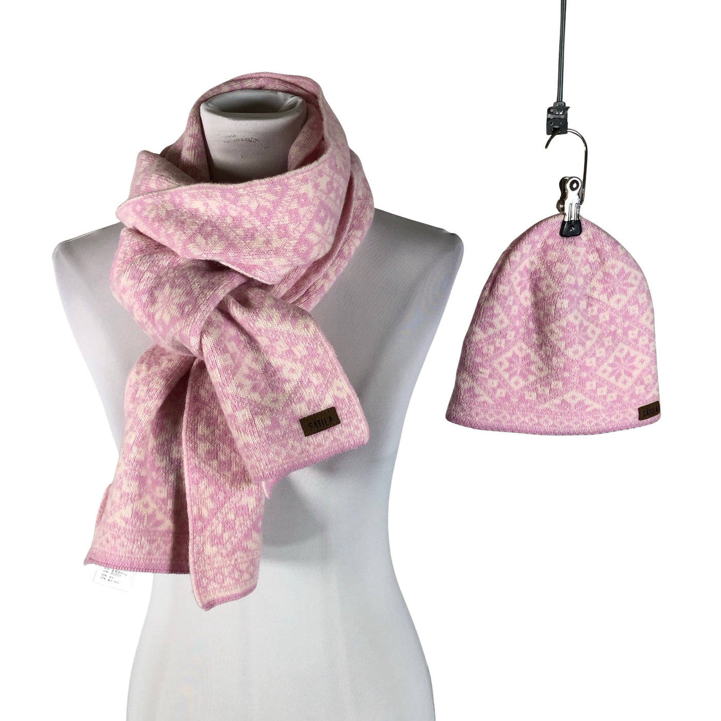 Unisex Sätila - Winter beanie, size 52 - 54 cm - Light pink (1)