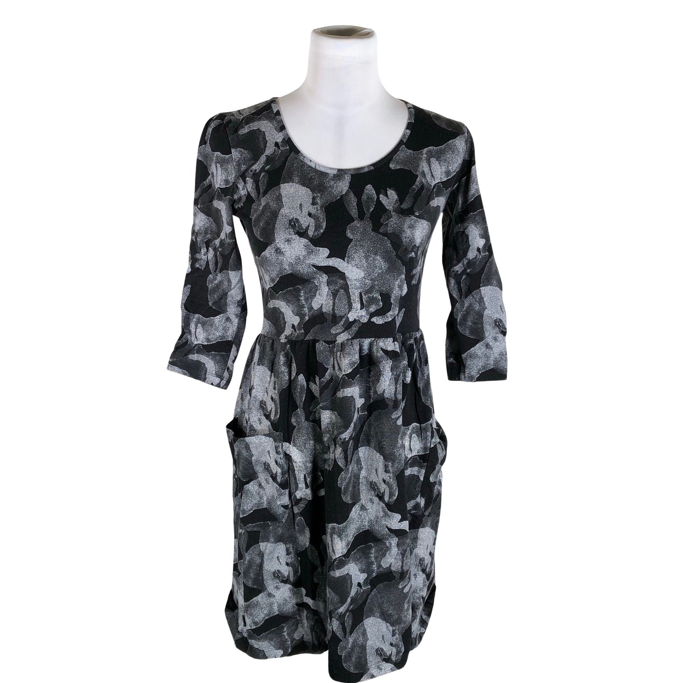 Unisex Marimekko - Tricot dress, size 36 - Black (1)
