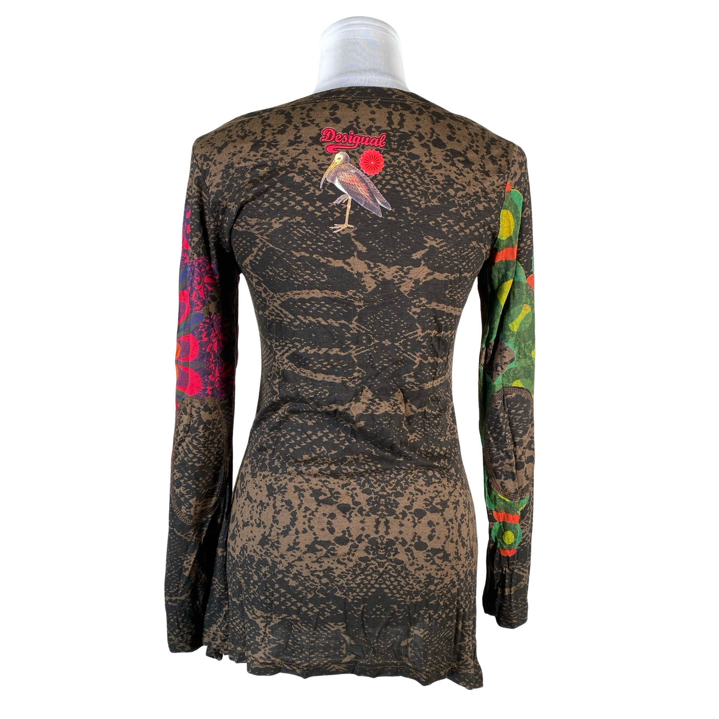 Unisex Desigual - Tricot shirt, size 38 - Brown (2)