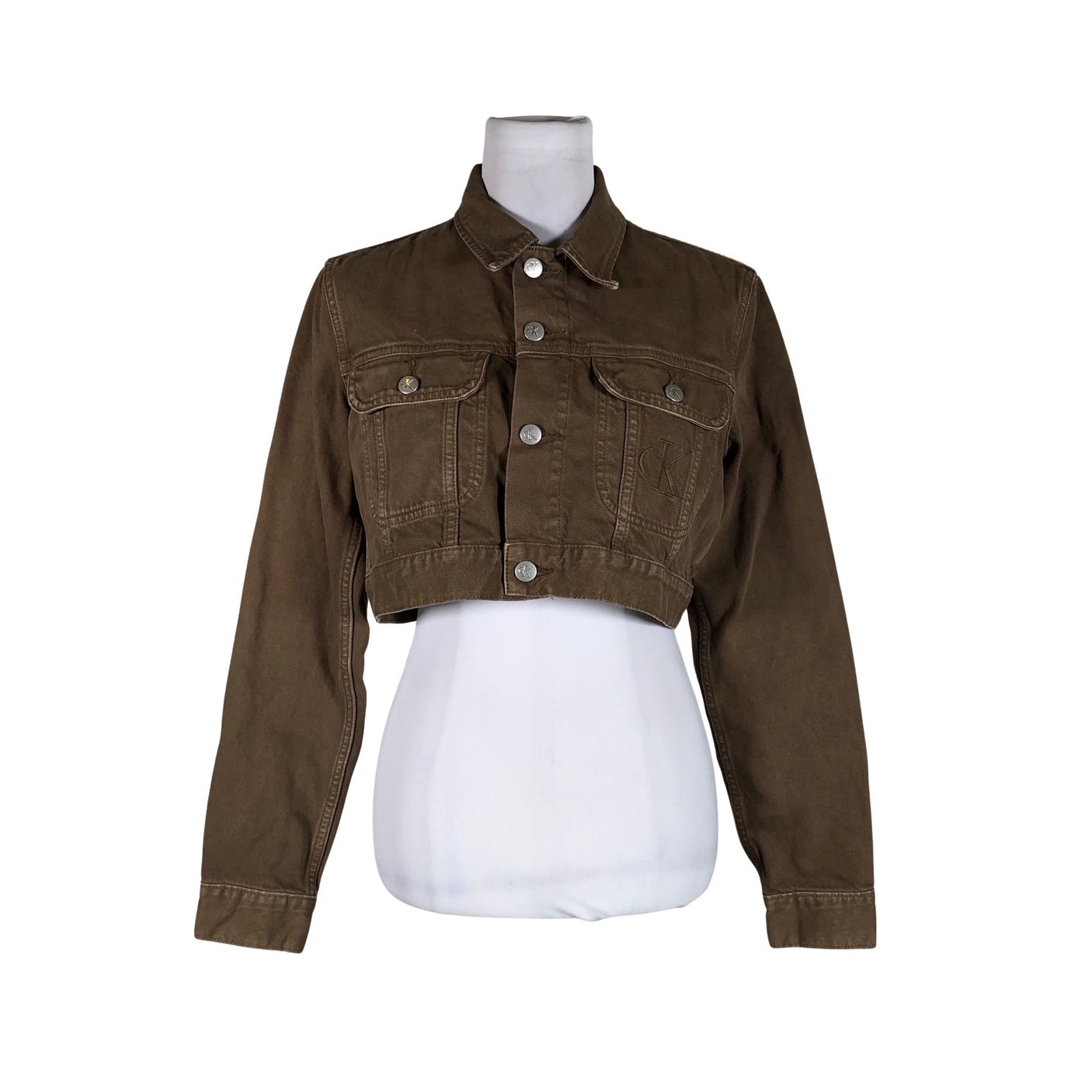 Unisex Calvin Klein Jeans - Denim jacket, size 38 - Brown (1)