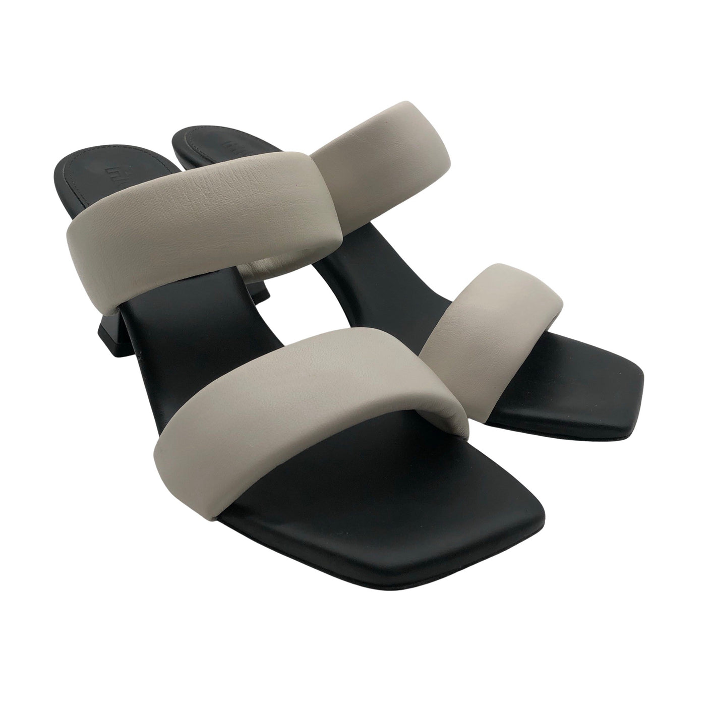 Unisex Hugo Boss - Heeled sandals, size 39 - Gray (2)