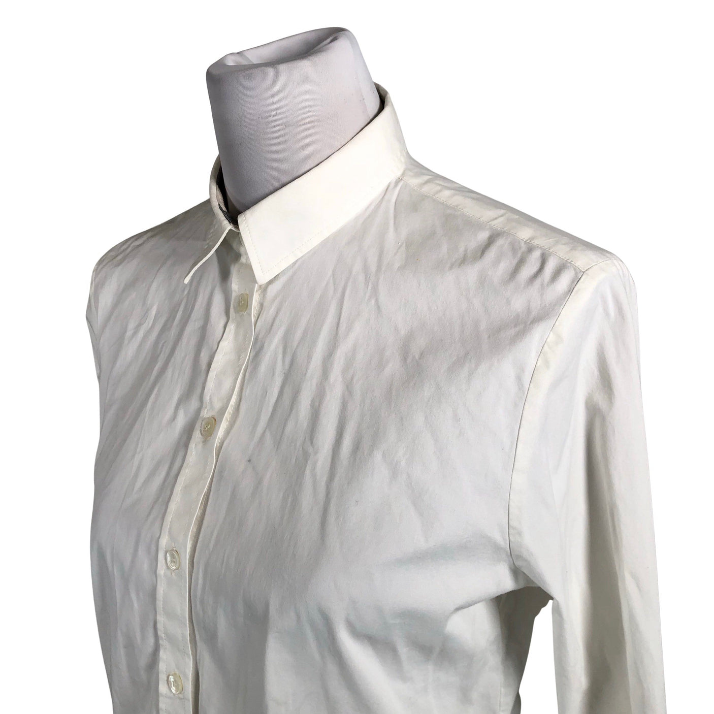 Unisex Burberry Brit - Collared shirt, size 40 - Natural white (3)