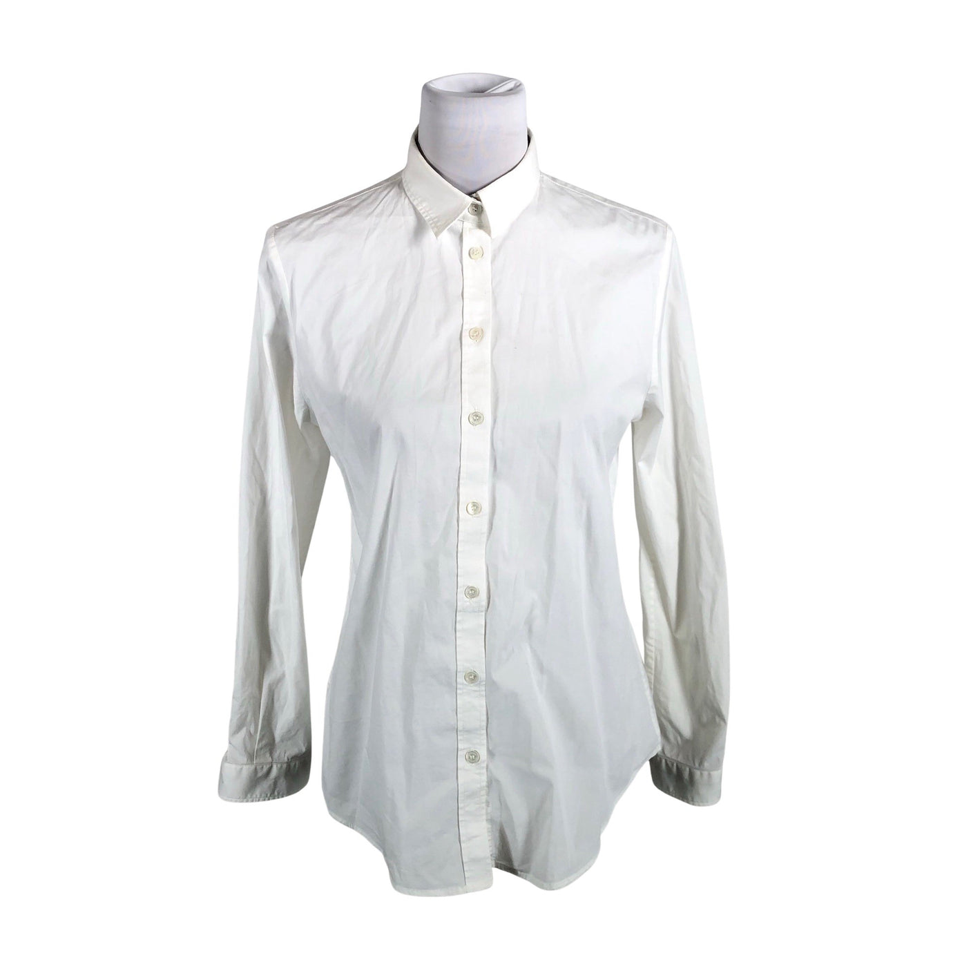 Unisex Burberry Brit - Collared shirt, size 40 - Natural white (1)