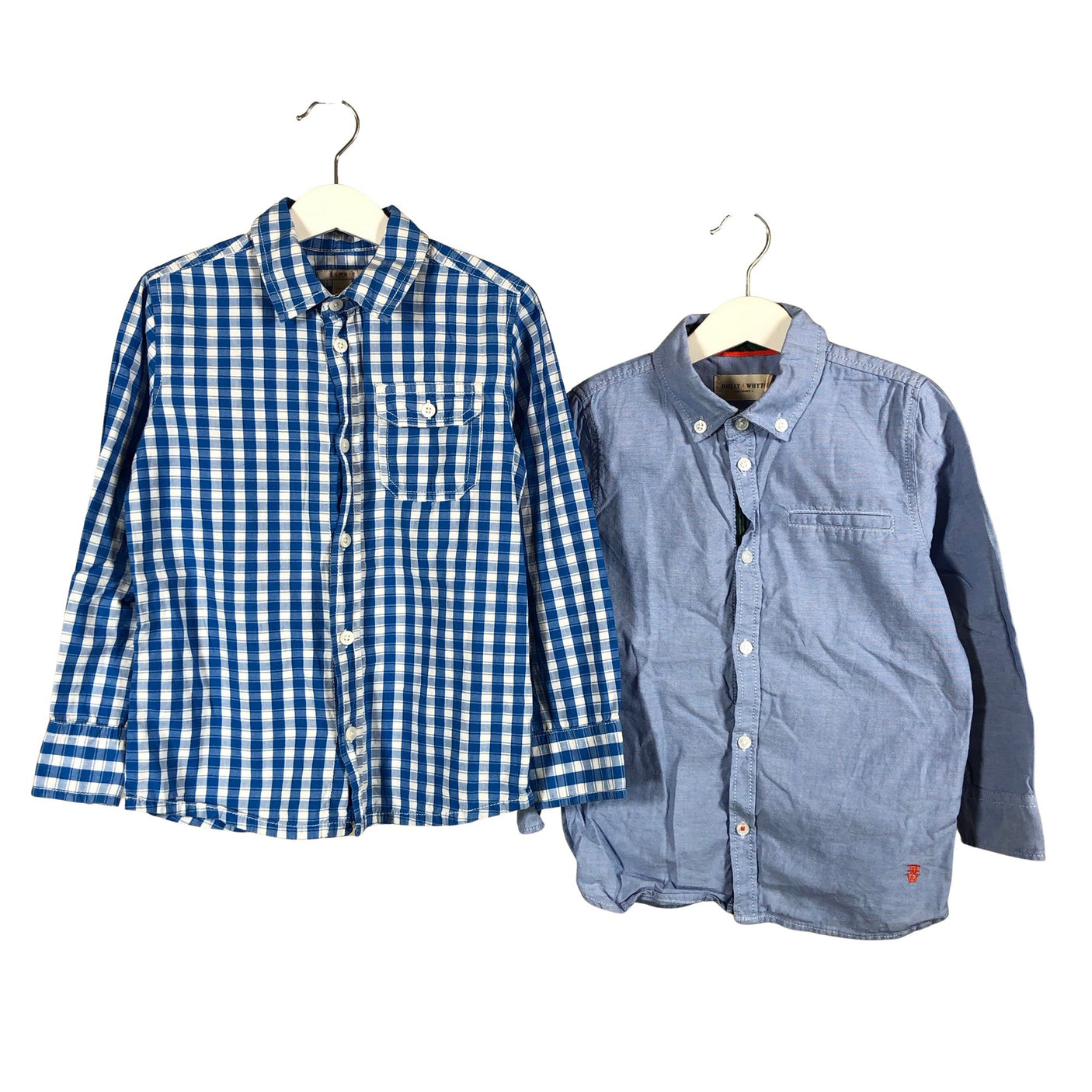 Unisex Holly & Whyte by Lindex - Collared shirt, size 116 - 122 - Blue (1)