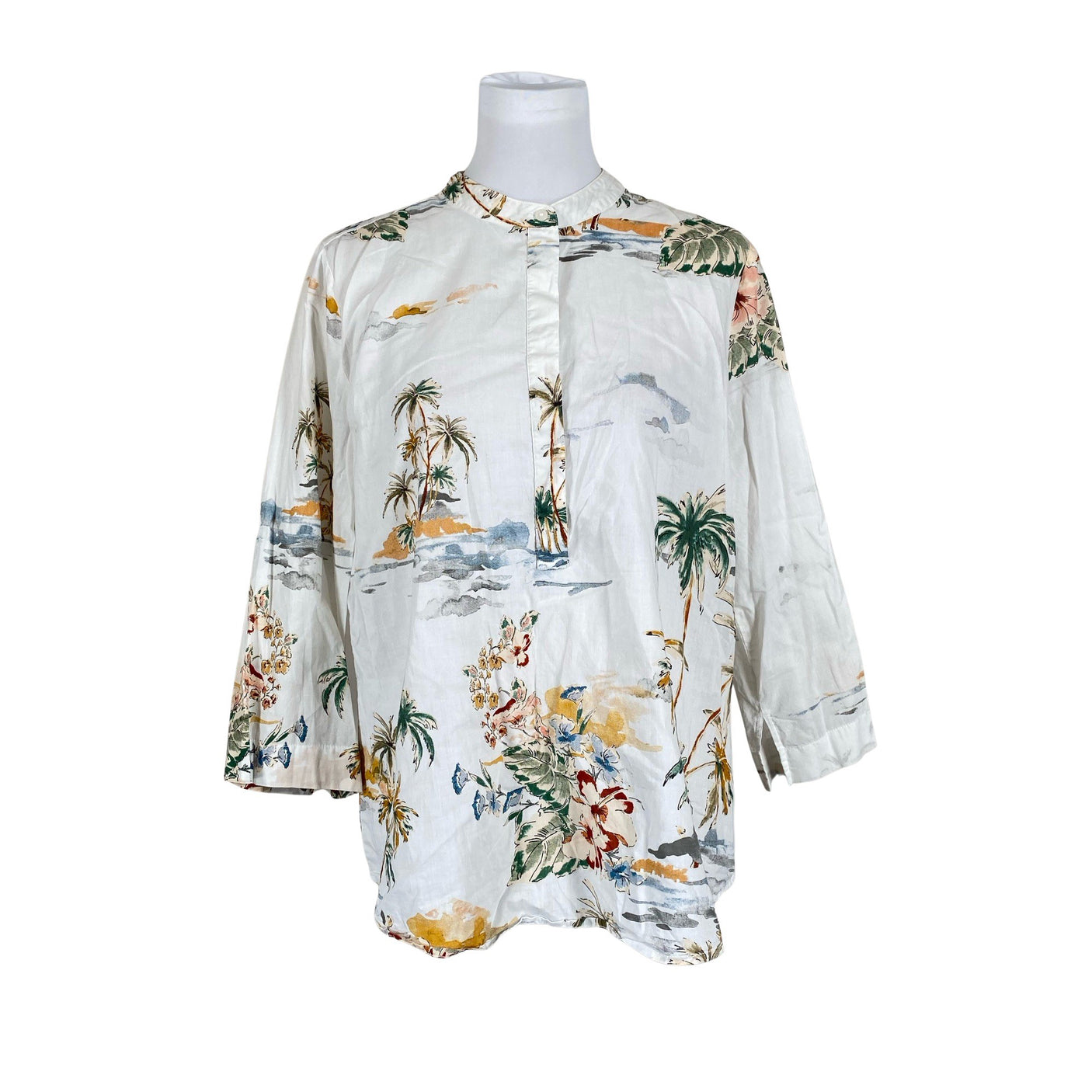 Unisex Benetton - Blouse, size 40 - White (1)