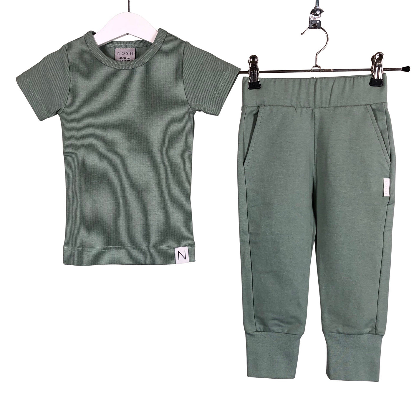 Unisex NOSH - Sweatpants, size 86 - 92 - Green (1)