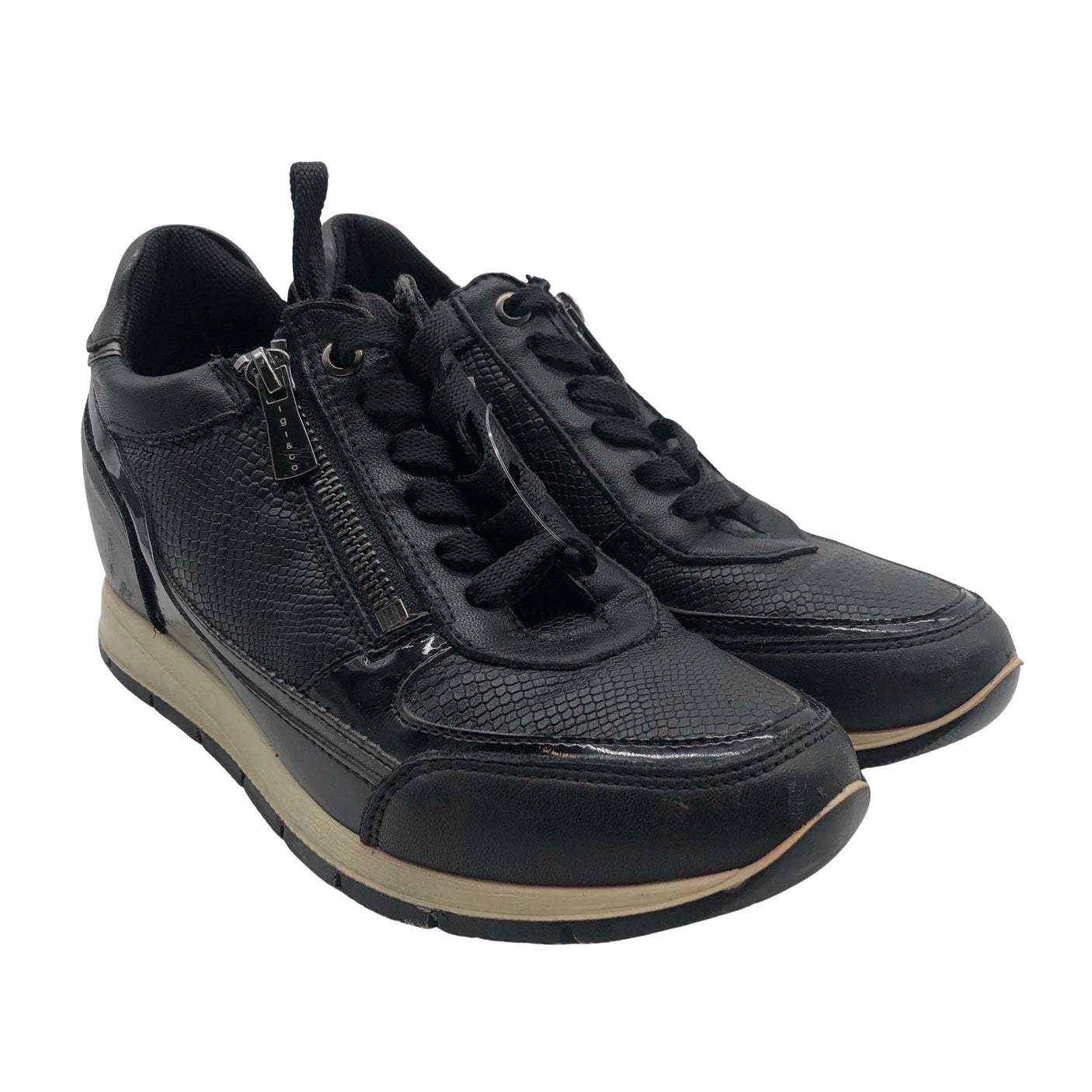 Unisex Igi&Co - Casual sneakers, size 36 - Black (2)