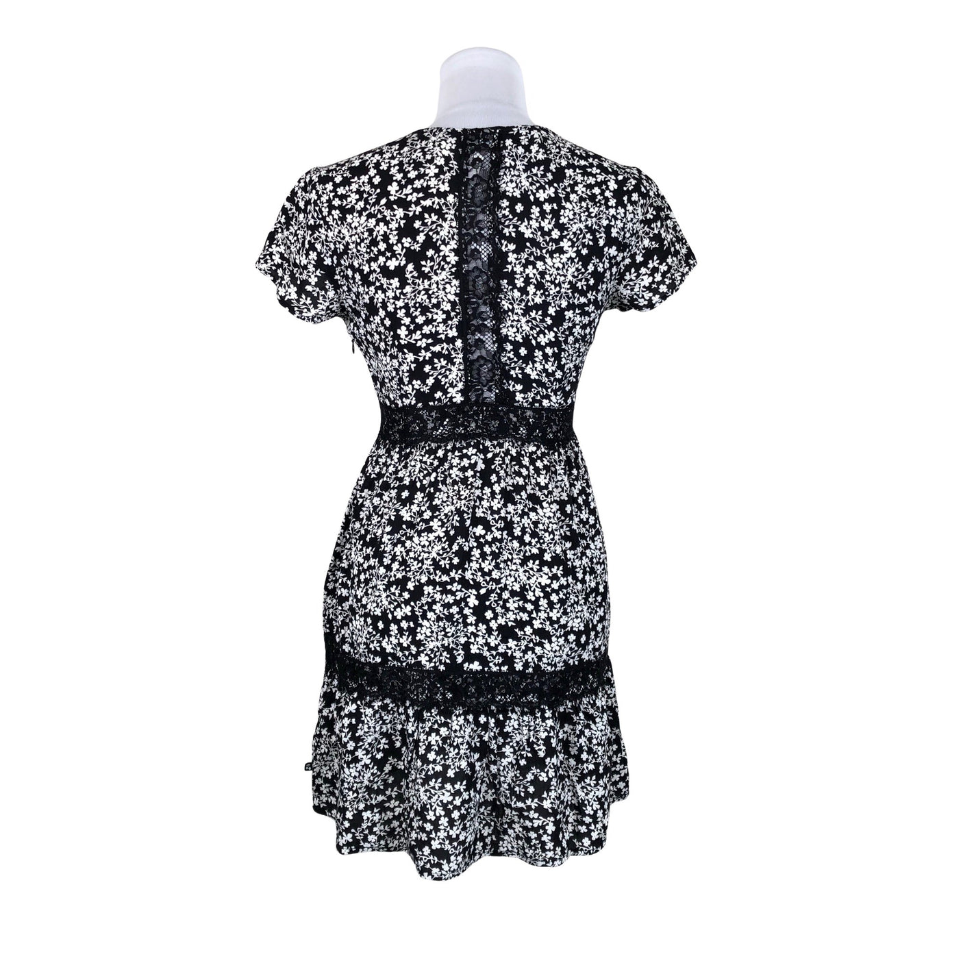 Unisex Le Temps des Cerises - Schiffon dress, size 34 - Black (2)