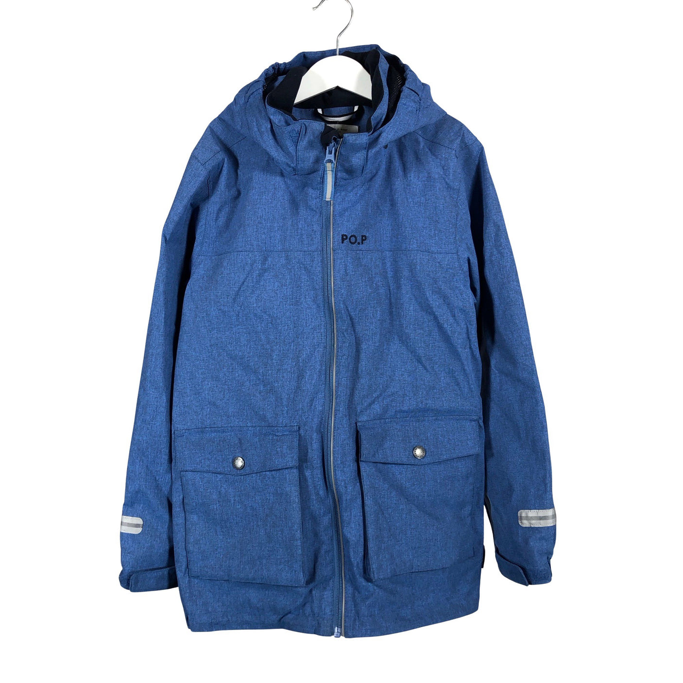 Unisex Polarn O. Pyret - Spring/Fall jacket, size 140 - 146 - Blue (1)