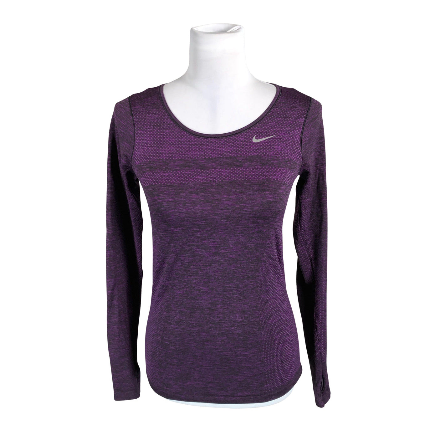 Unisex Nike - Sports shirt, long sleeve, size 34 - Violet (1)