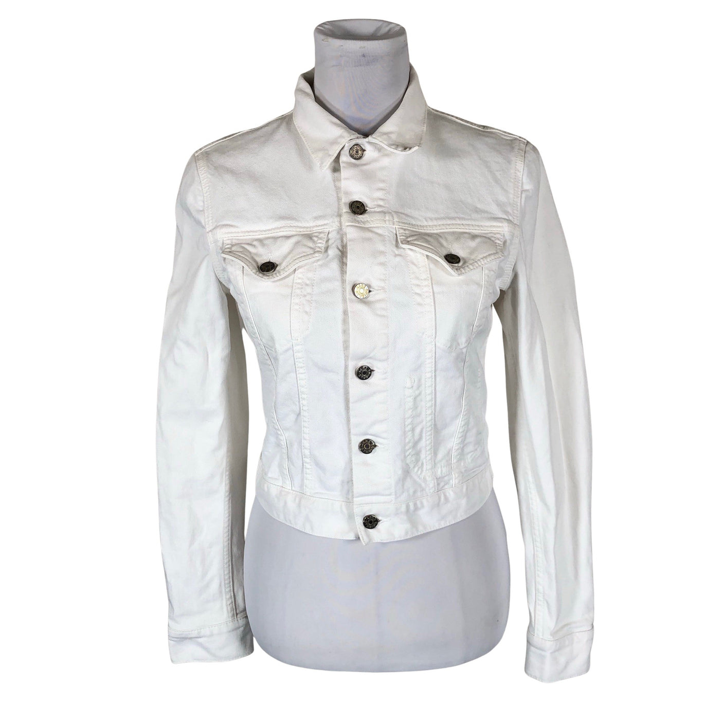 Unisex Acne Studios - Denim jacket, size 36 - White (1)