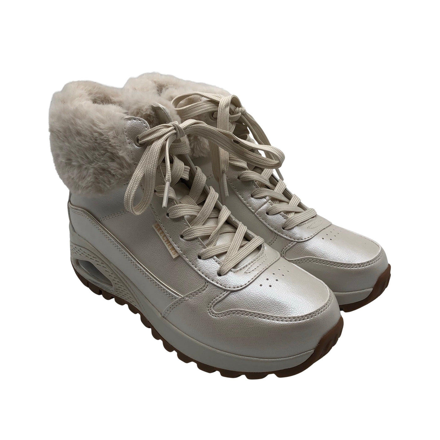 Unisex Skechers - Winter shoes, size 38 - Natural white (2)