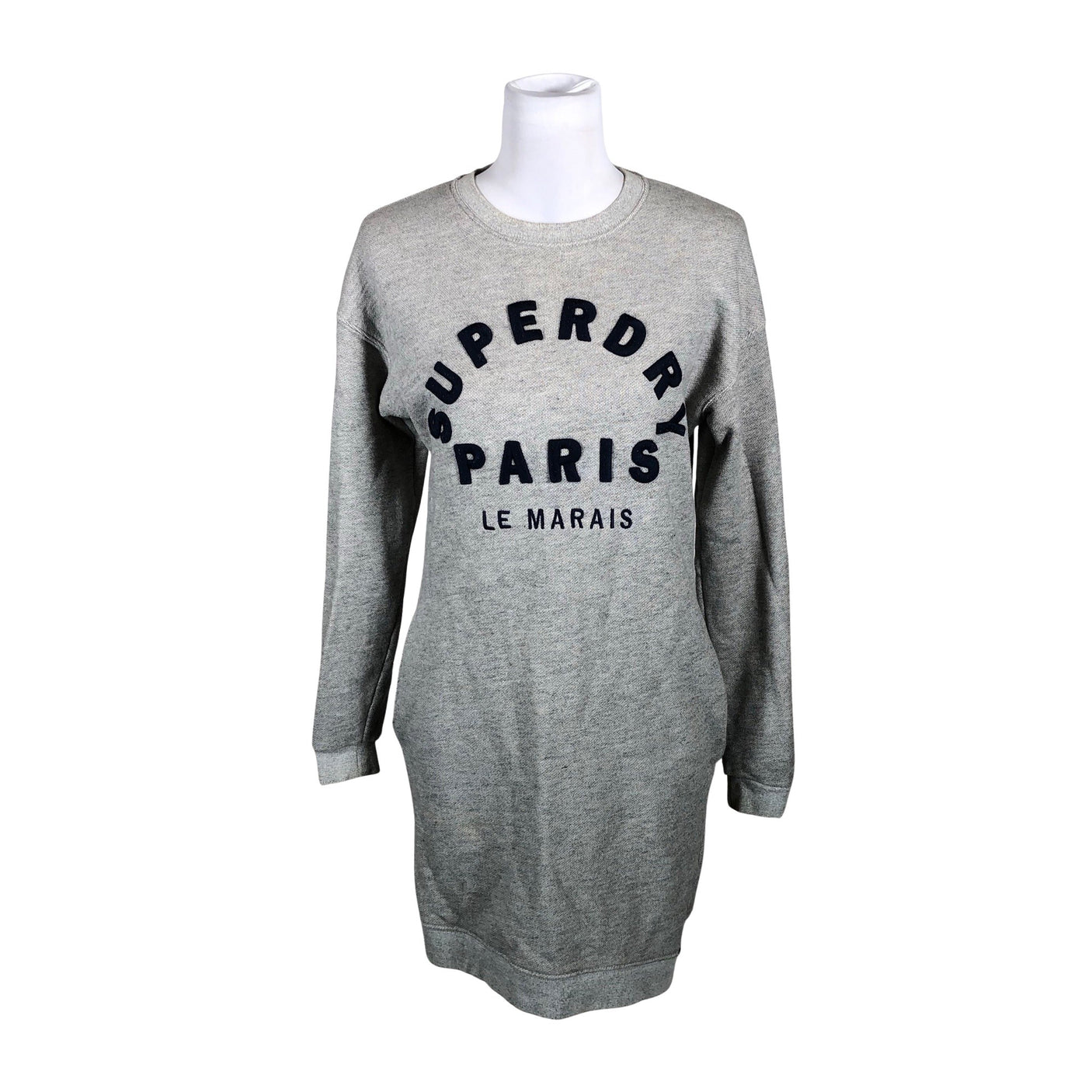Unisex Superdry - Sweatshirt dress, size 36 - Gray (1)