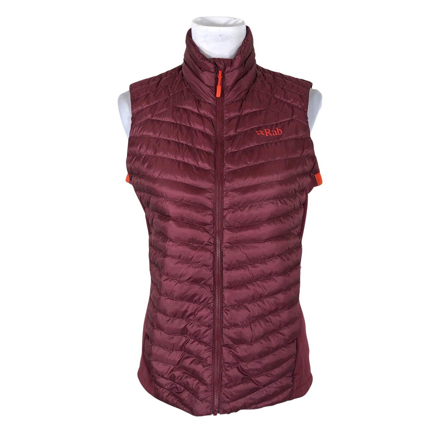Unisex Rab - Winter vest, size 38 - Wine red (1)