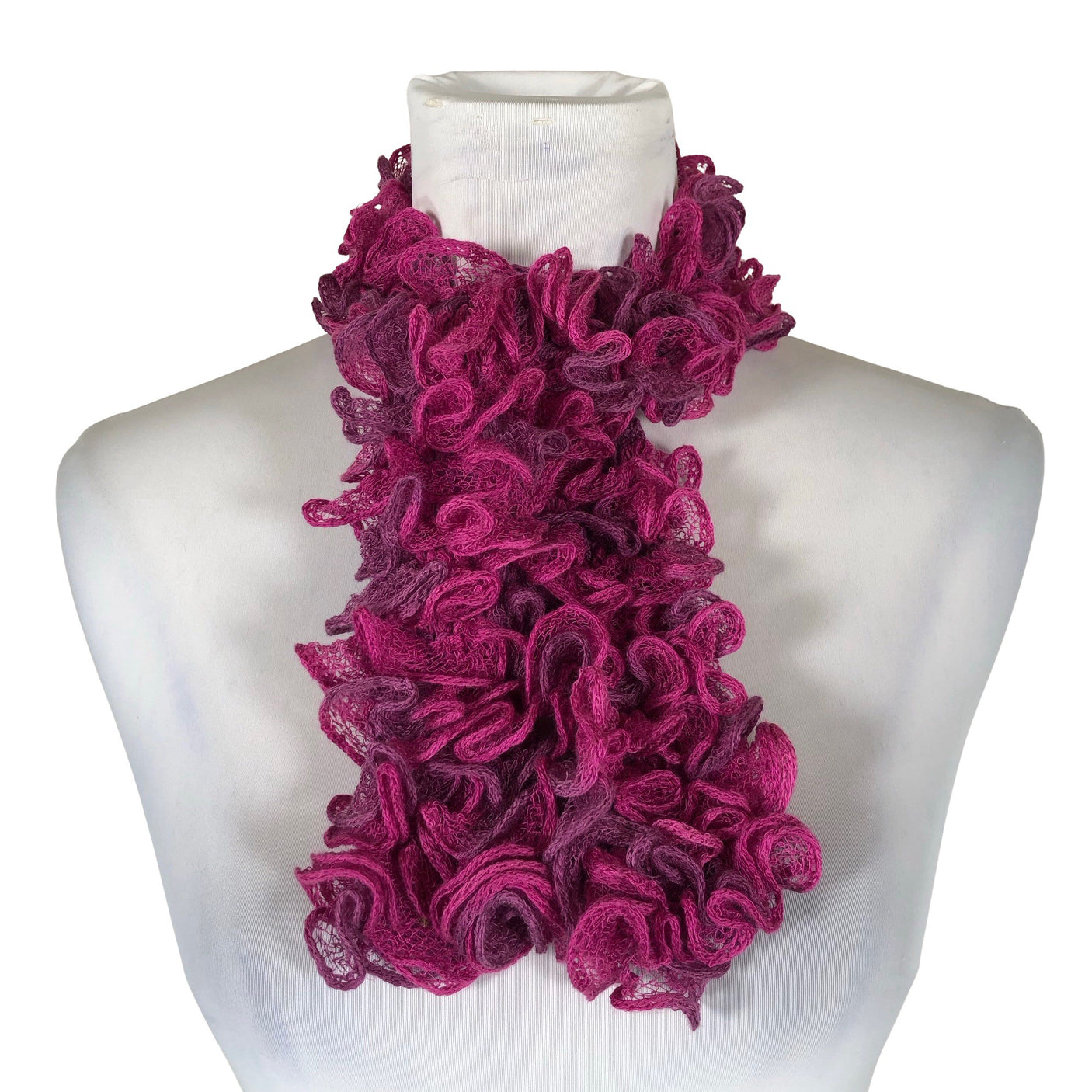 Unisex Handmade - Scarf, size Midi - Violet (1)