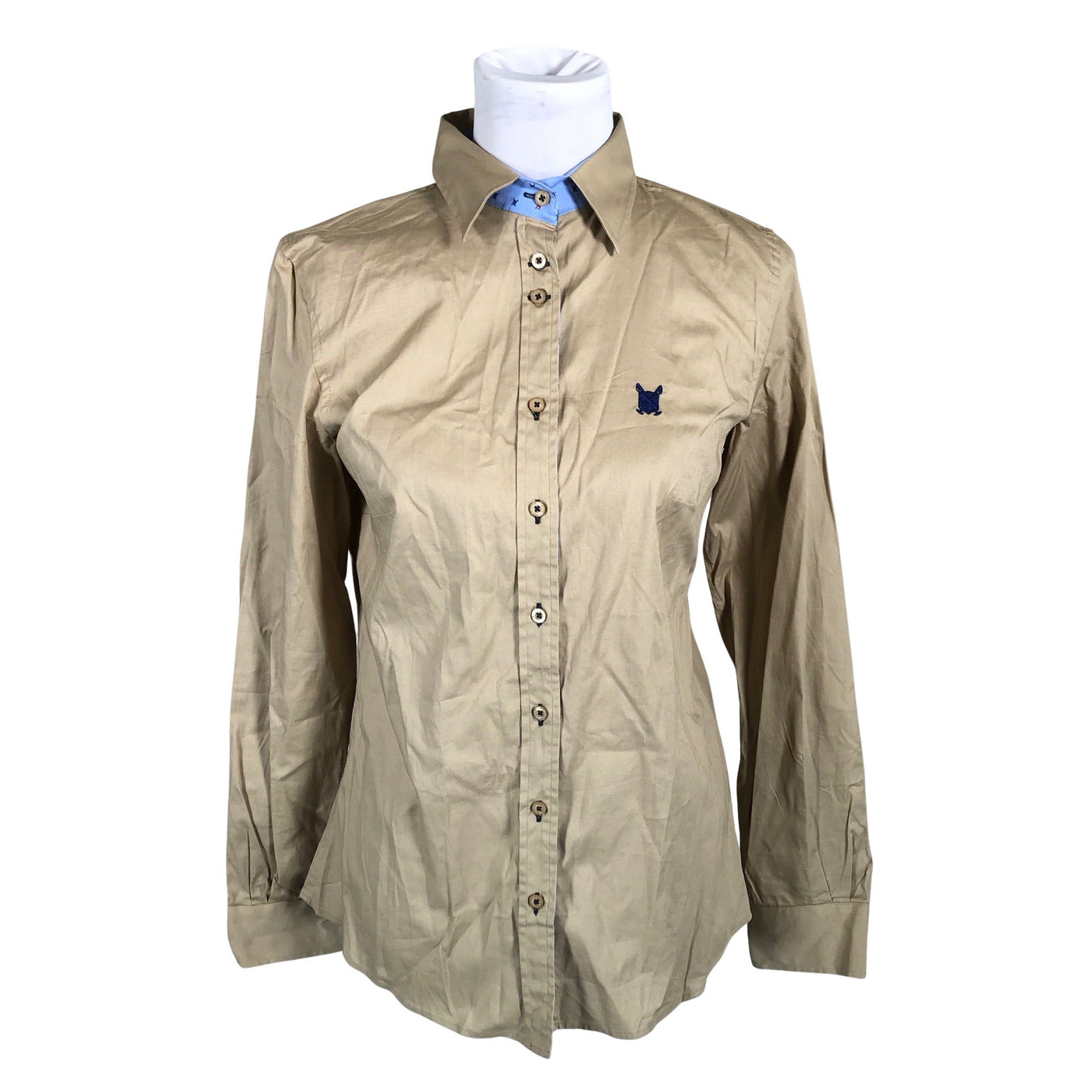 Unisex Polo Club - Collared shirt, size 40 - Brown (1)