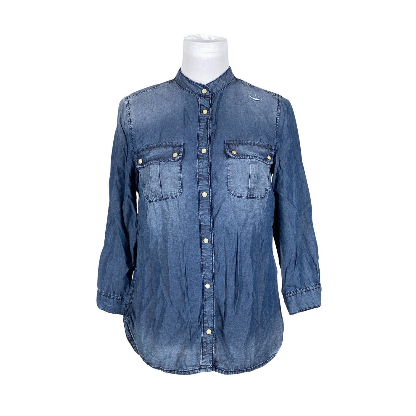 Unisex Sisley - Denim shirt, size 36 - Blue (1)