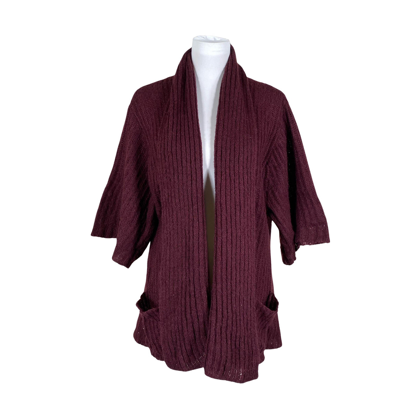 Unisex Lindex - Cardigan, size 40 - Wine red (1)