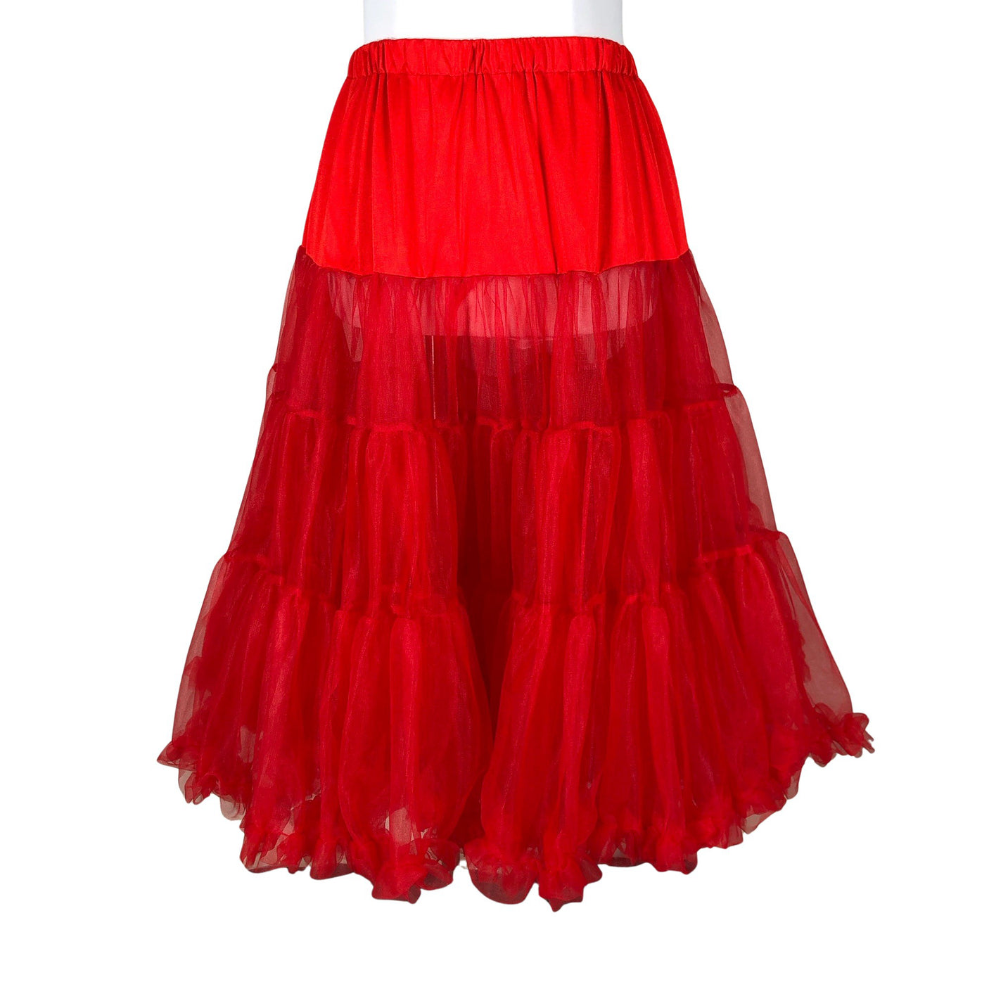 Unisex Collectif Vintage - Tulle skirt, size 40 - Red (1)