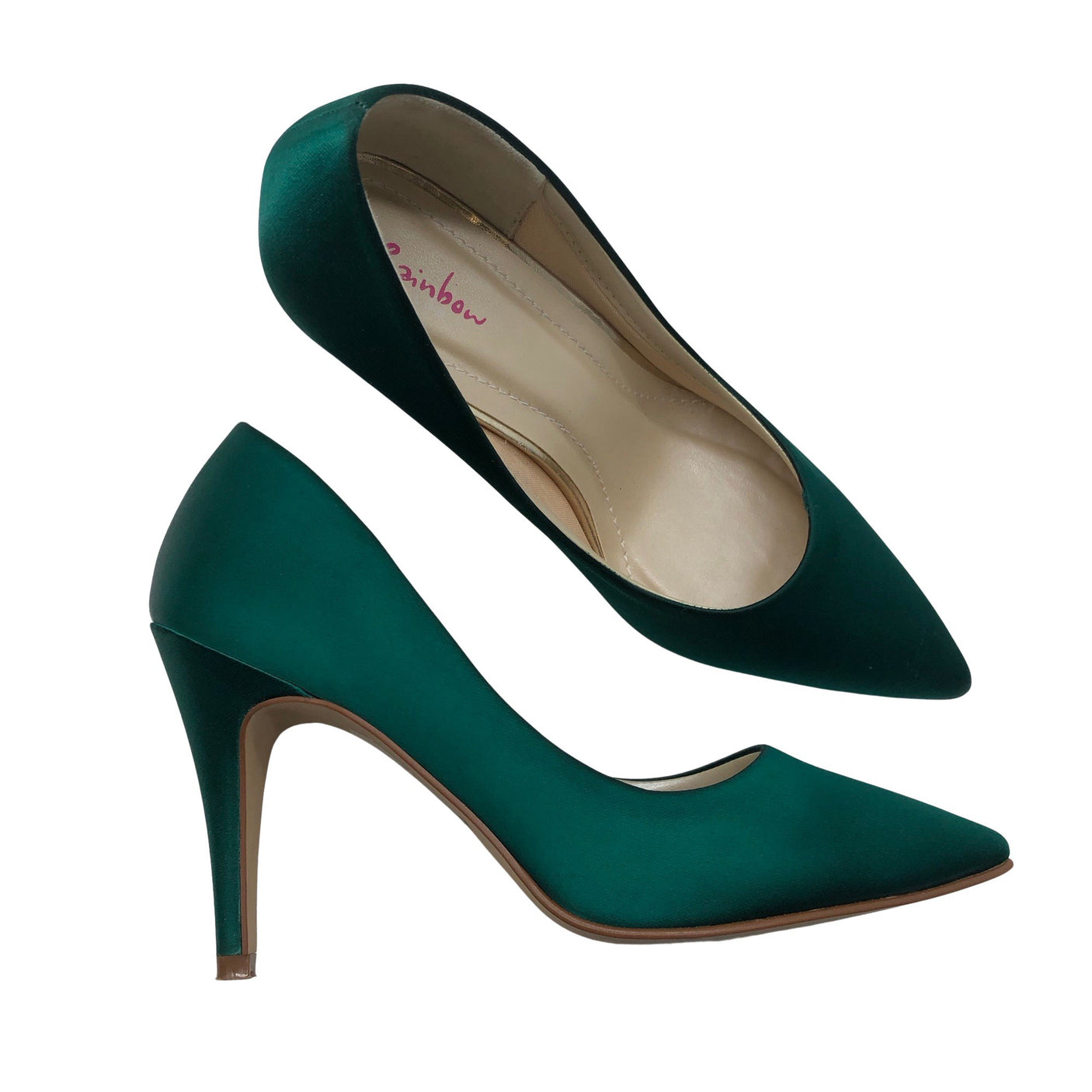 Unisex Rainbow Club - Evening high heels, size 38 - Green (1)