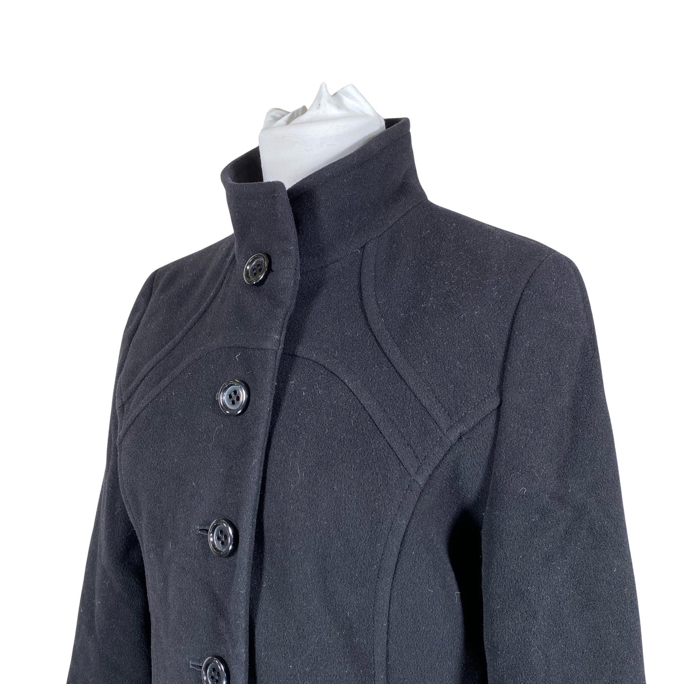 Unisex Erich Fend - Wool coat, size 42 - Black (3)
