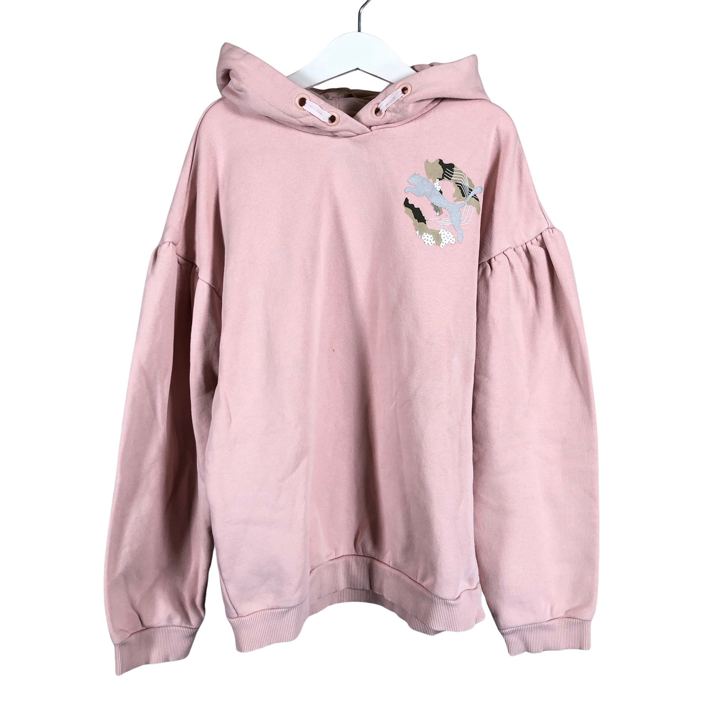 Unisex Puma - Hoodie, size 146 - 152 - Light pink (1)