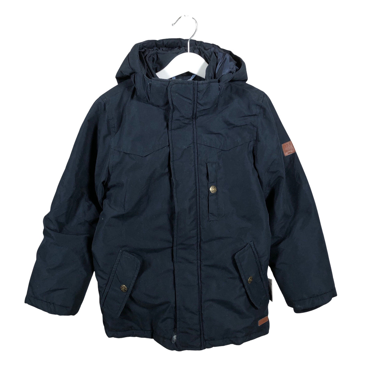 Unisex Name It - Winter jacket, size 116 - 122 - Blue (1)