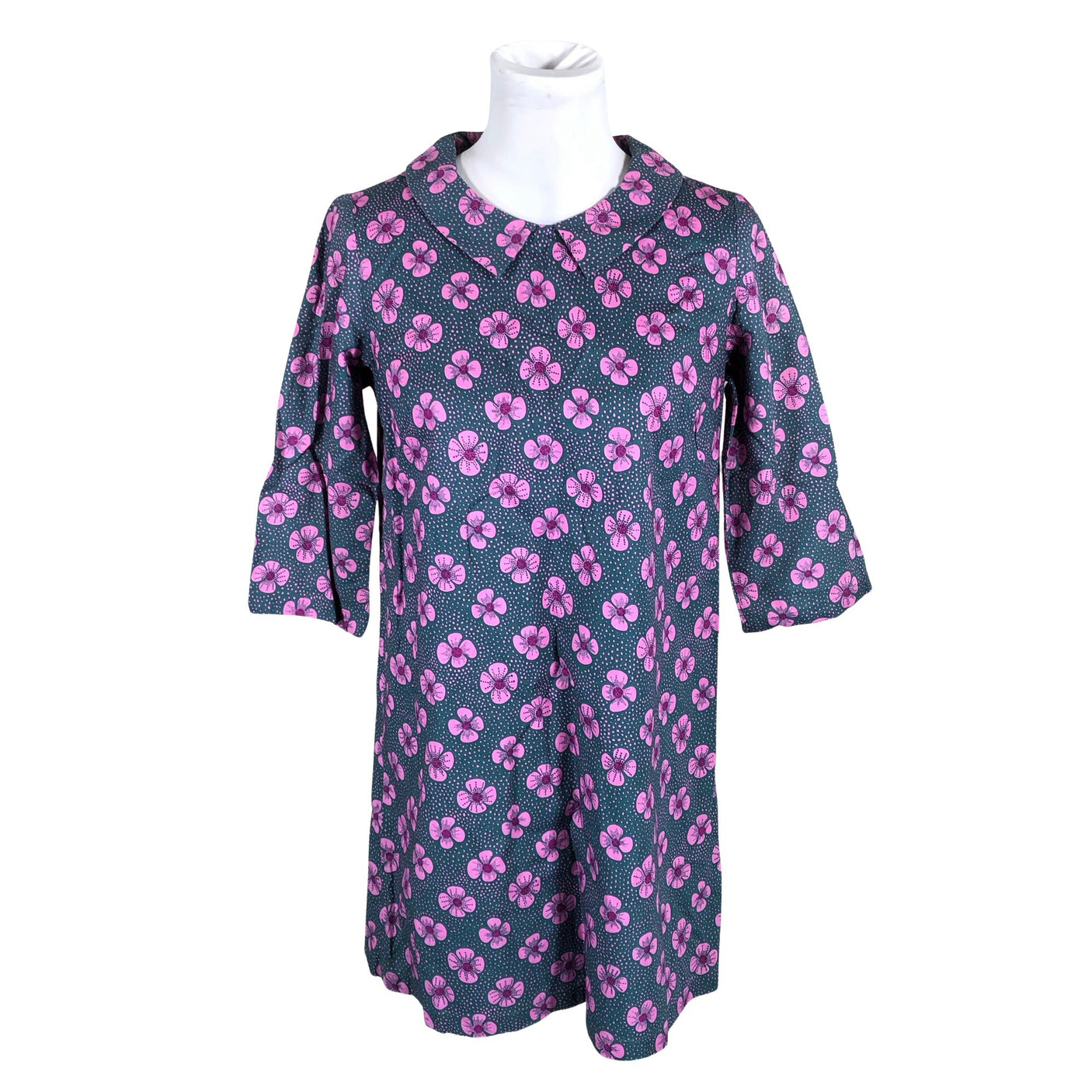 Unisex Marimekko - Schiffon tunic, size 36 - Green (1)