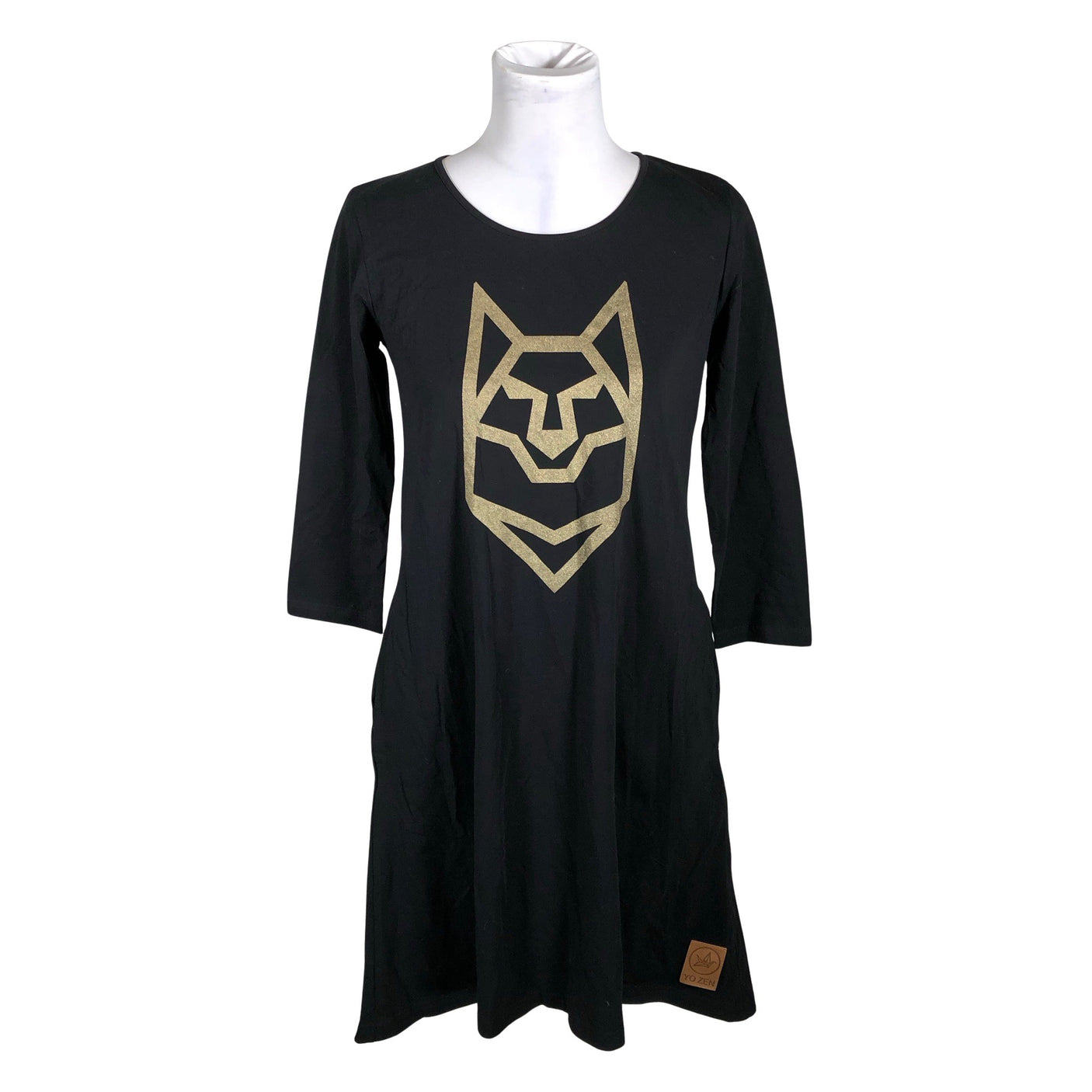 Unisex Yo Zen - Tricot dress, size 38 - Black (1)