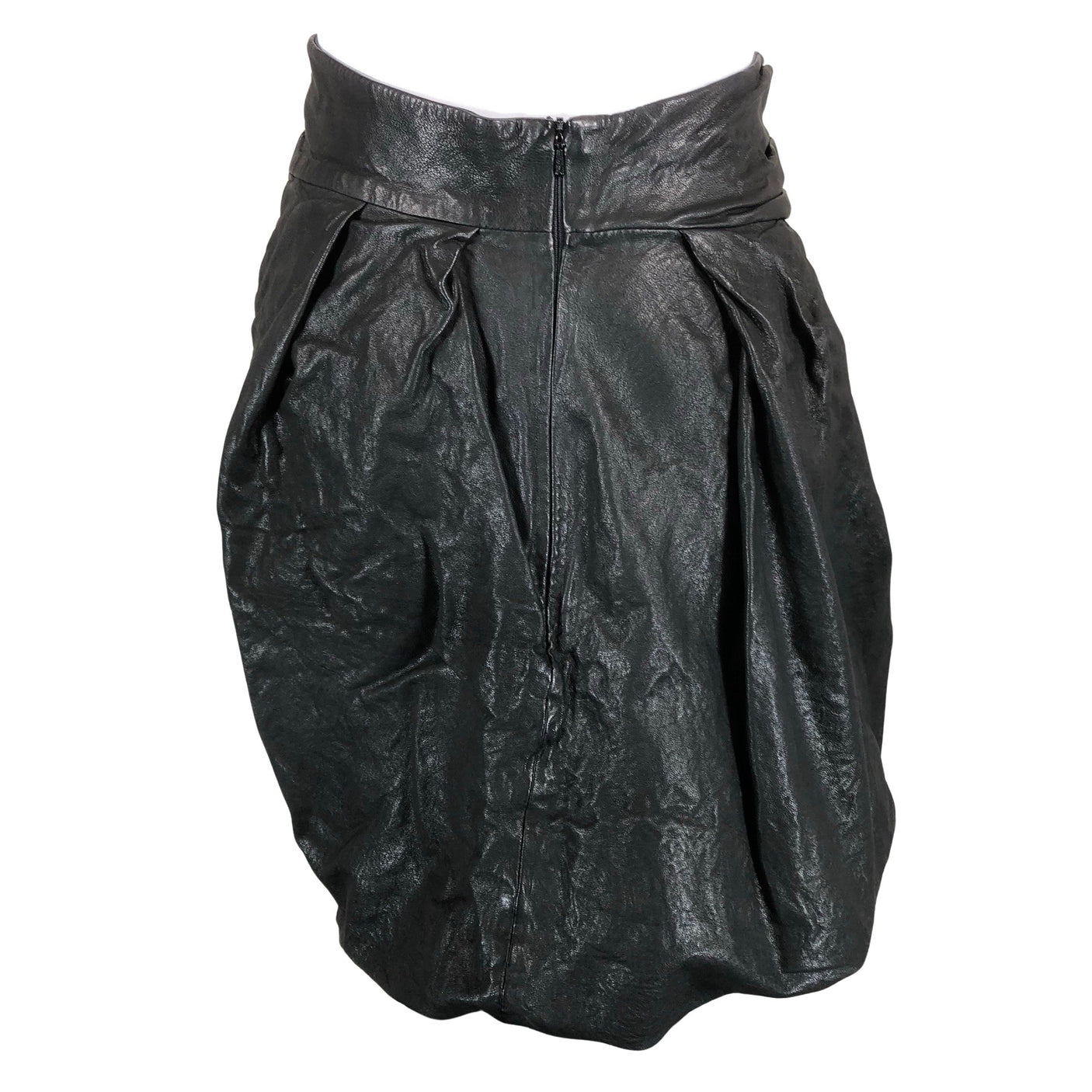 Unisex All Saints Spitalfields - Leather skirt, size 36 - Black (2)
