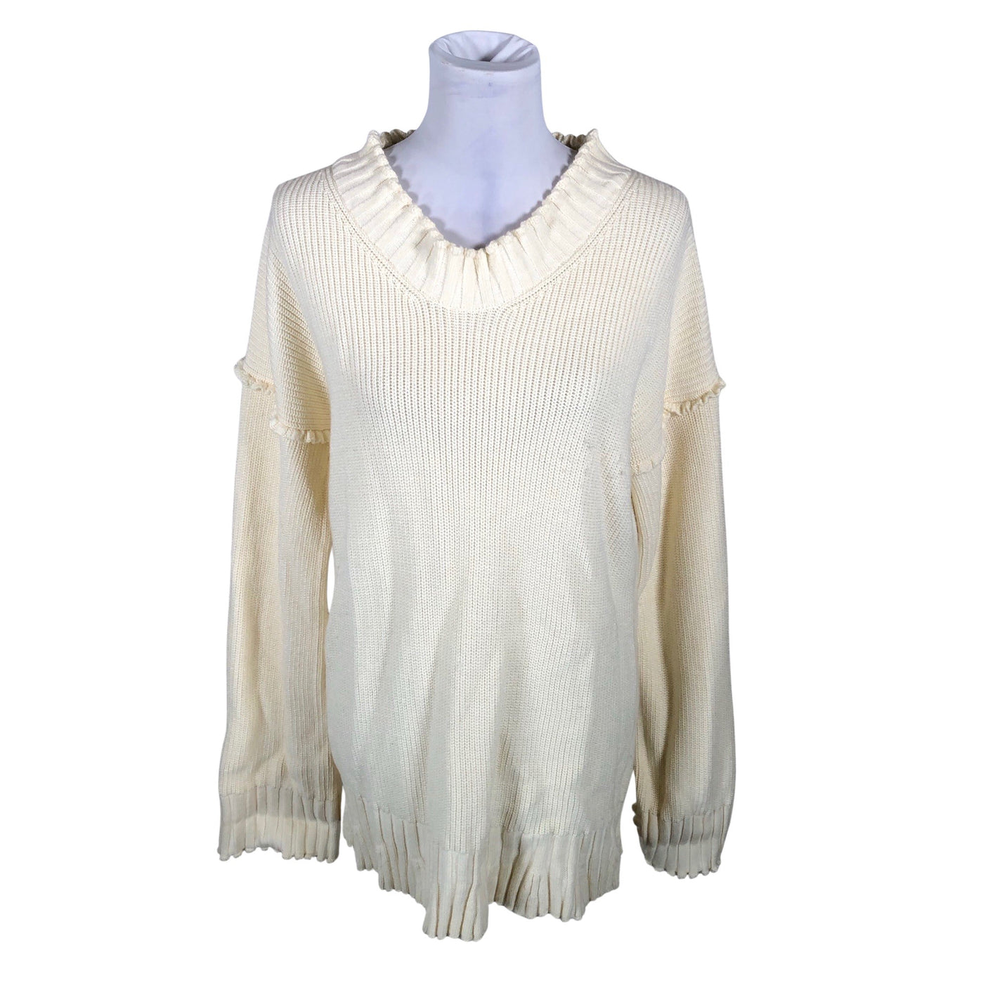 Unisex Arket - Knit tunic, size 36 - Natural white (1)