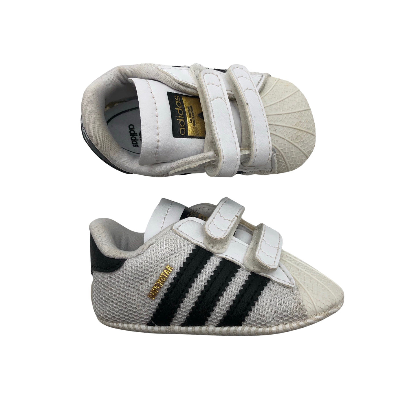 Unisex Adidas - Indoor slippers, size 17 - White (1)
