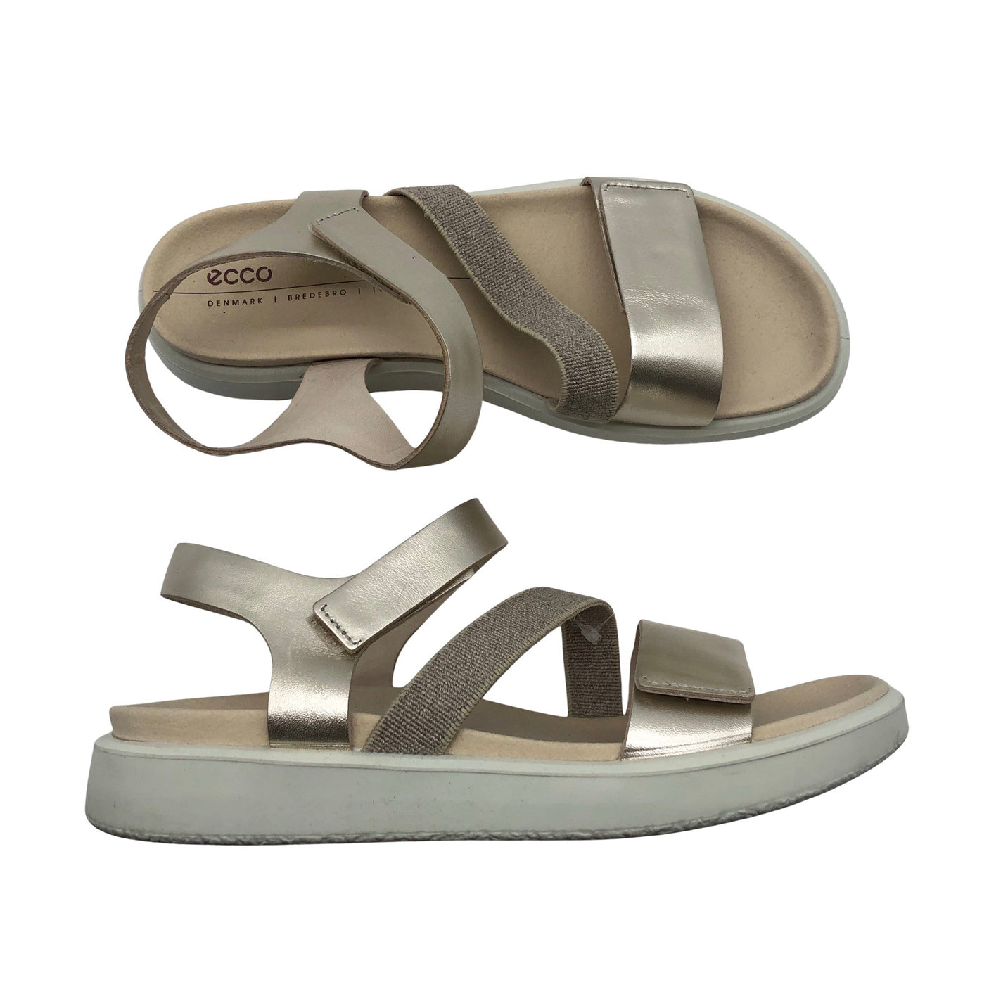 Unisex Ecco - Sandals, size 39 - Gold (1)