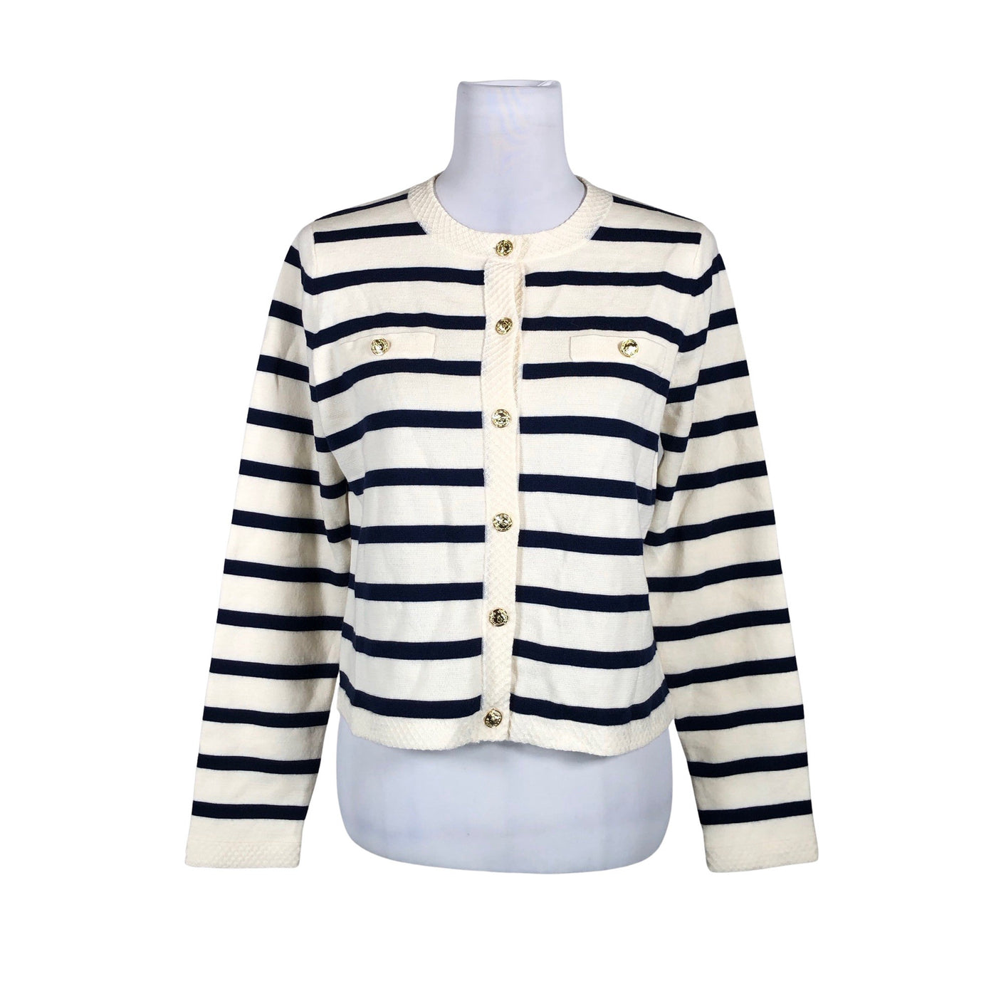 Unisex Lilysilk - Cardigan, size 38 - Natural white (1)