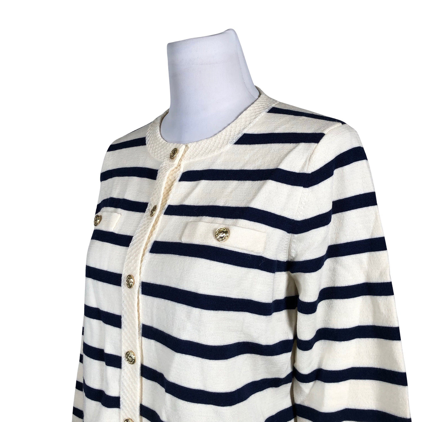 Unisex Lilysilk - Cardigan, size 38 - Natural white (3)