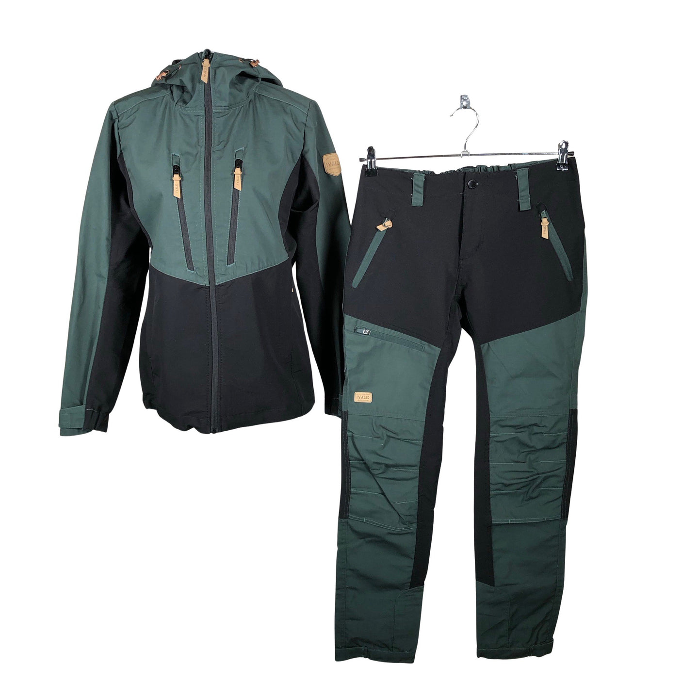 Unisex Ivalo - Outdoor jacket, size 36 - Green (1)