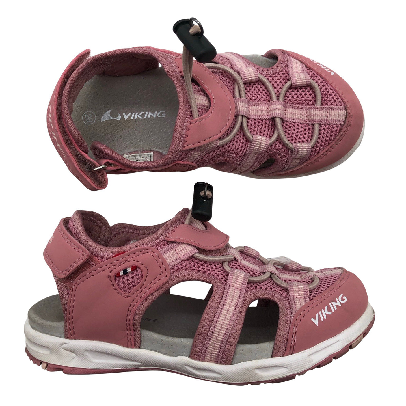 Unisex Viking - Sandals, size 28 - Light pink (1)