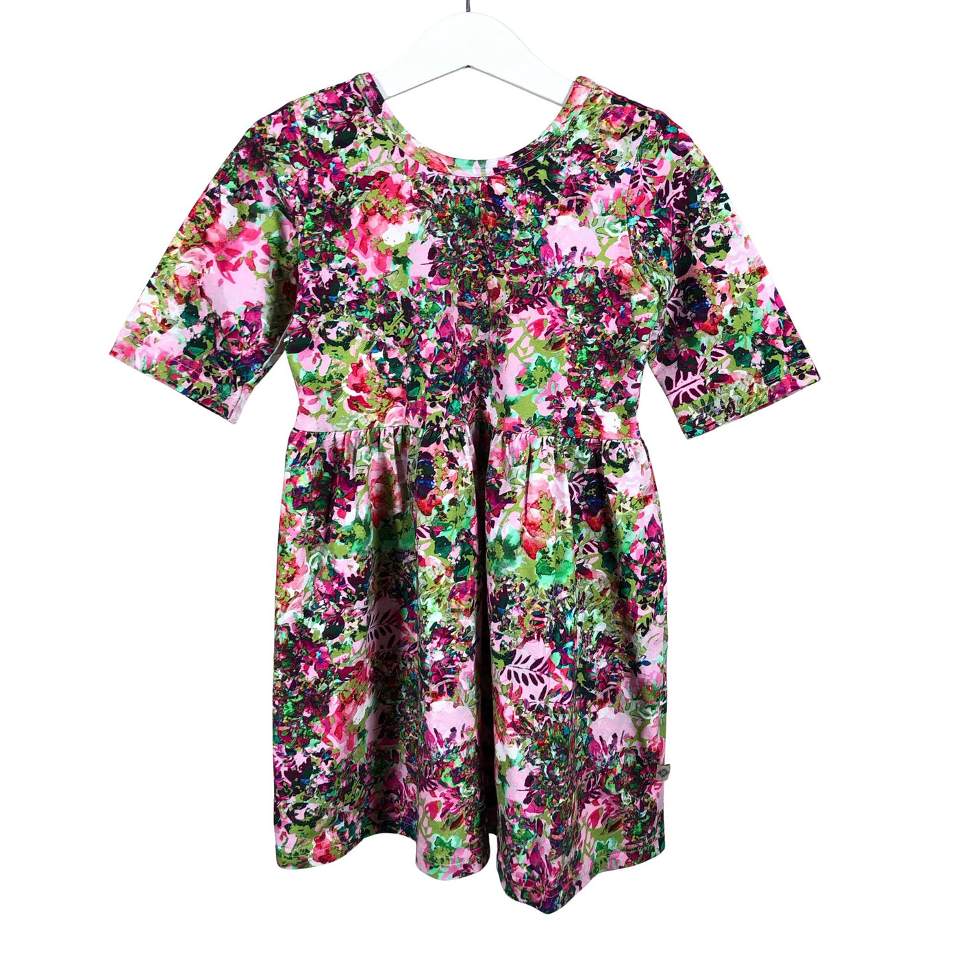 Unisex Kaiko - Tricot dress, size 98 - 104 - Pink (1)