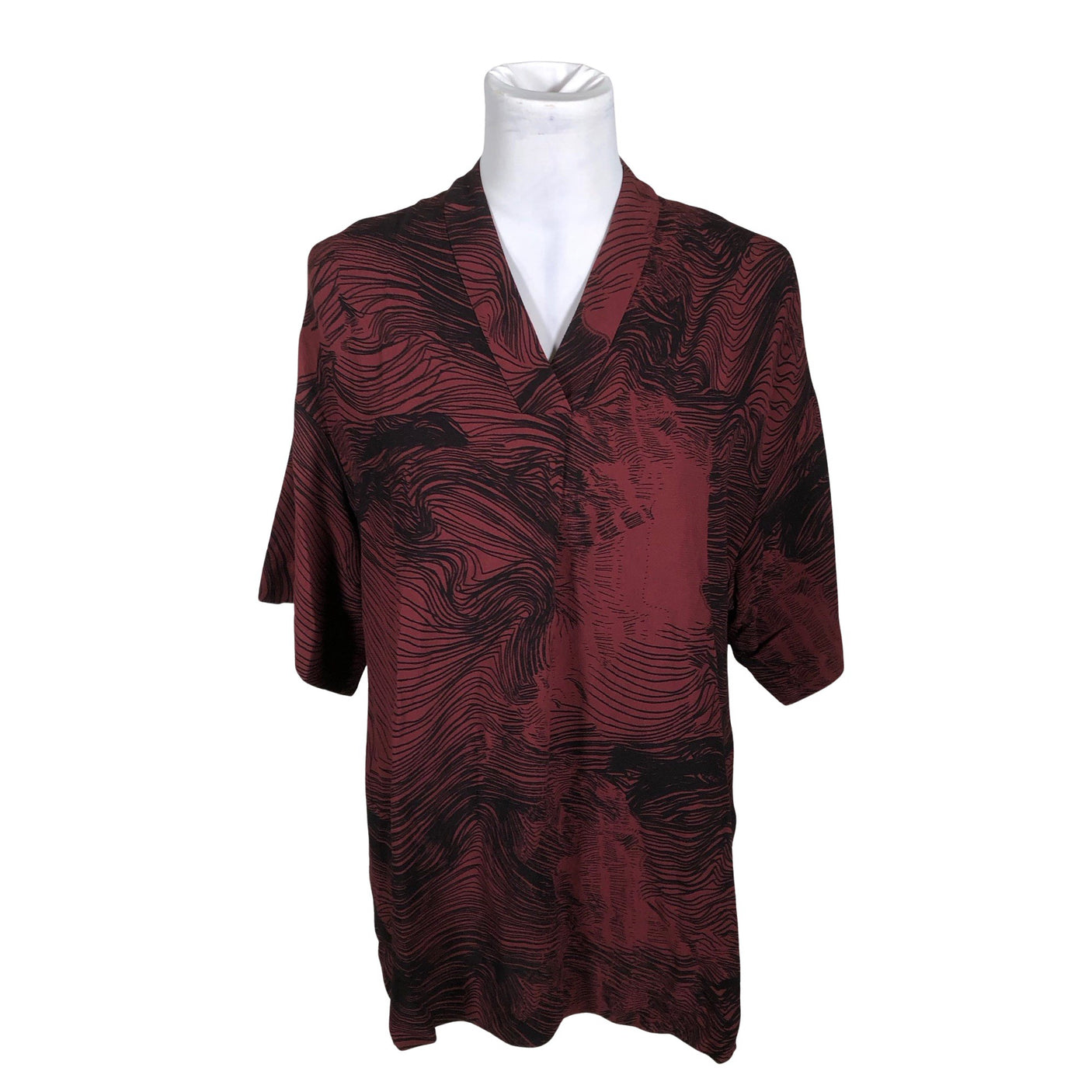 Unisex Marimekko - Tunic, size 34 - Wine red (1)