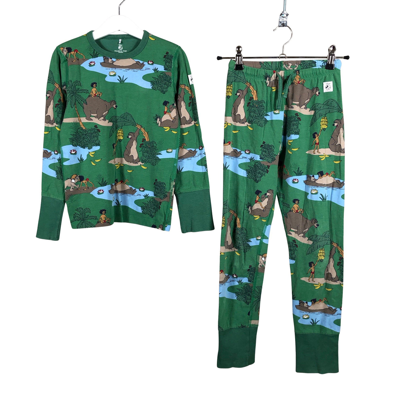 Unisex Polarn O. Pyret - Nightwear, size 110 - 116 - Green (1)