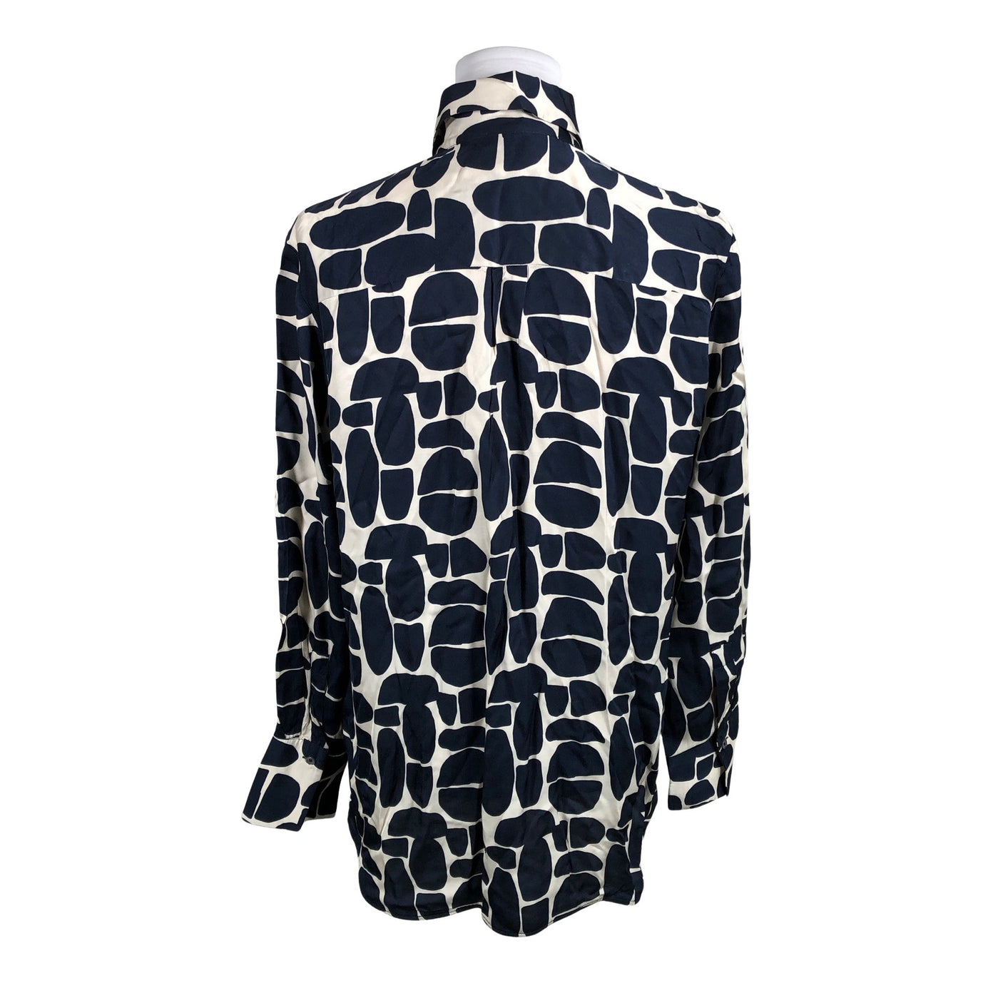Unisex 0039 Italy - Schiffon tunic, size 38 - Blue (2)