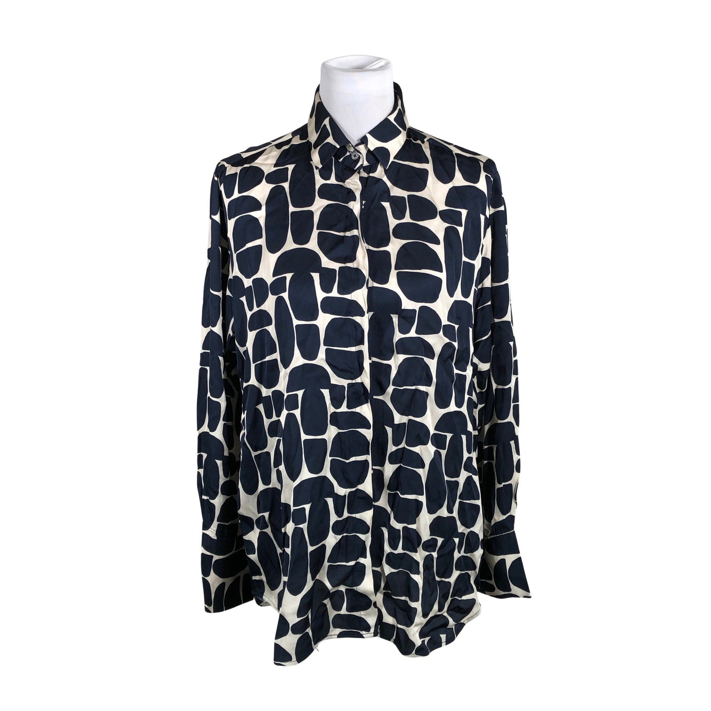 Unisex 0039 Italy - Schiffon tunic, size 38 - Blue (1)