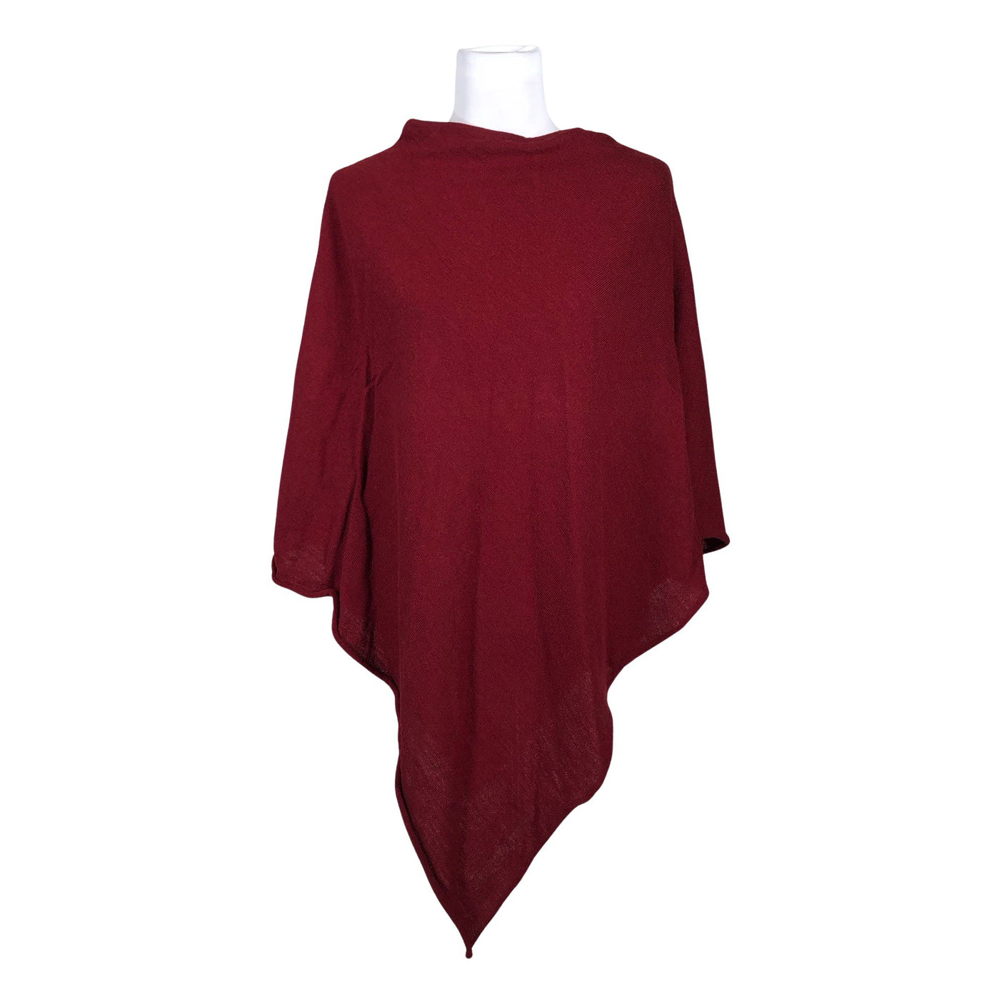 Unisex Marja Kurki - Poncho, size 38 - Wine red (1)