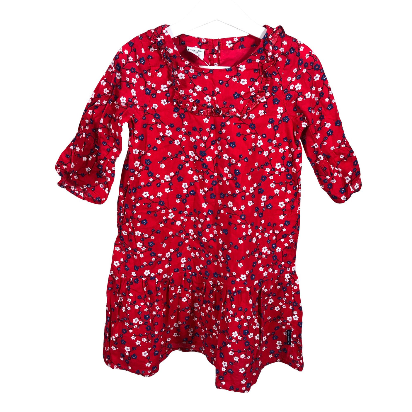 Unisex Polarn O. Pyret - Dress, size 98 - 104 - Red (1)