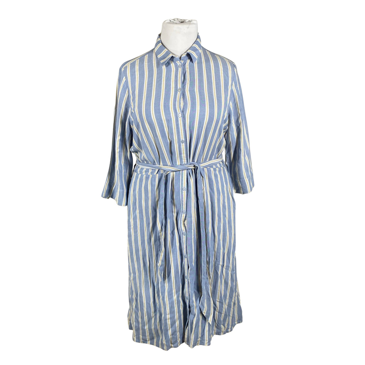 Unisex Tom Tailor - Schiffon dress, size 44 - Light blue (1)